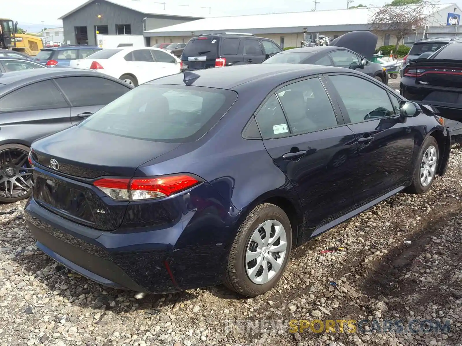 4 Photograph of a damaged car 5YFEPRAE8LP019552 TOYOTA COROLLA 2020