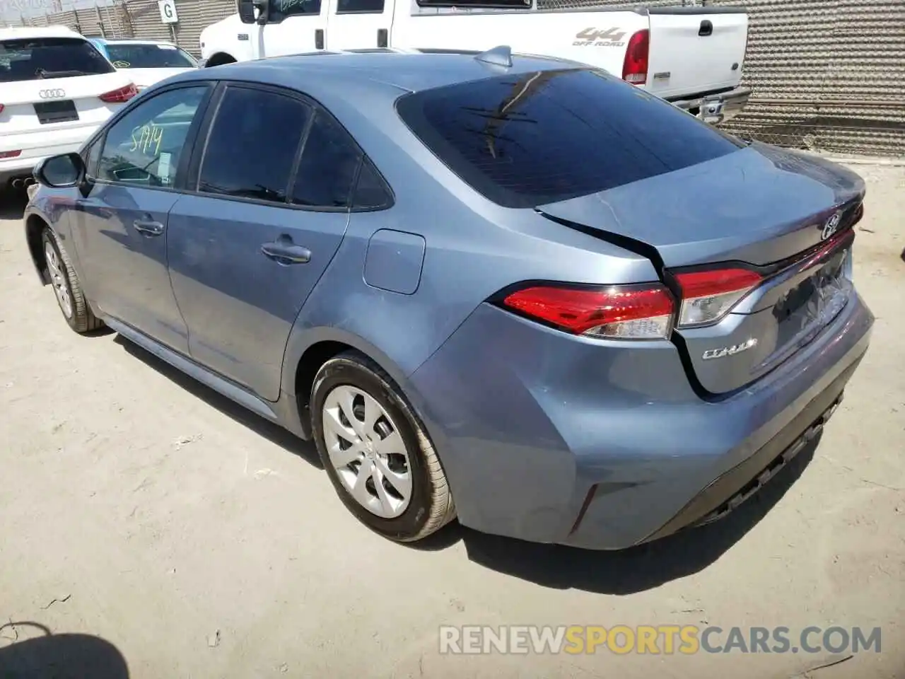 3 Photograph of a damaged car 5YFEPRAE8LP019745 TOYOTA COROLLA 2020