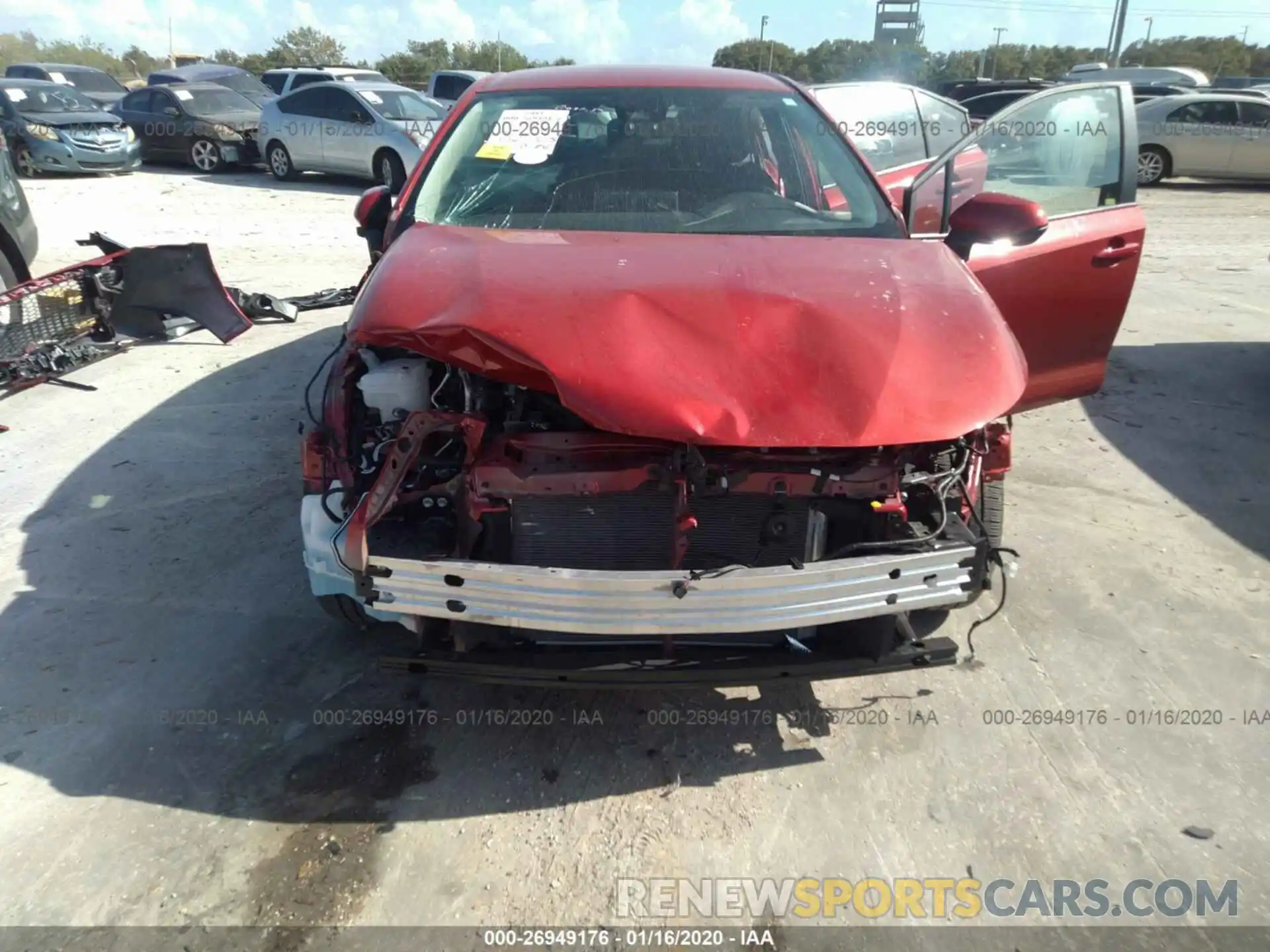 6 Photograph of a damaged car 5YFEPRAE8LP020118 TOYOTA COROLLA 2020