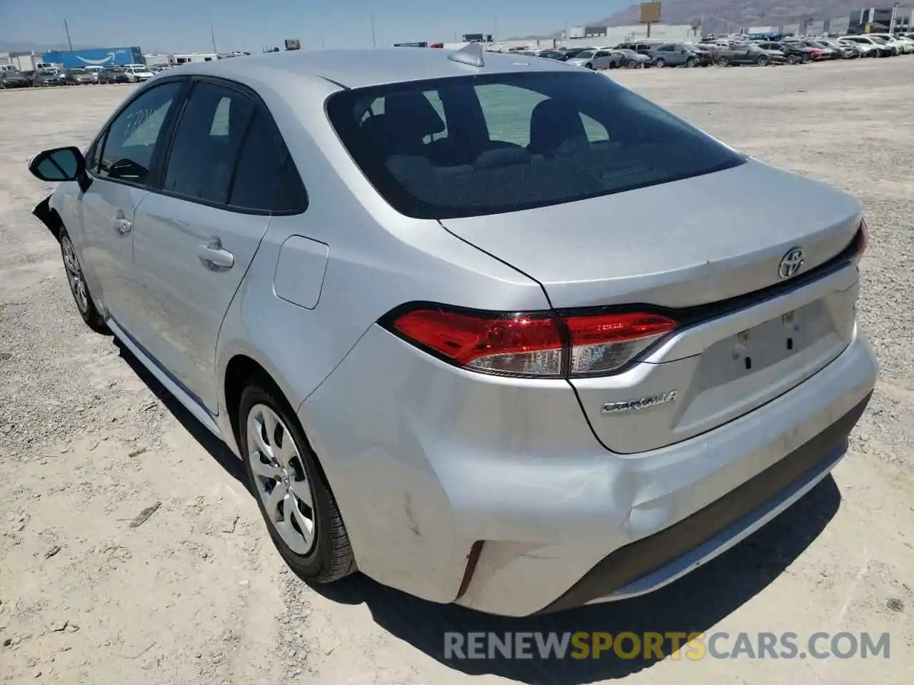 3 Photograph of a damaged car 5YFEPRAE8LP021088 TOYOTA COROLLA 2020