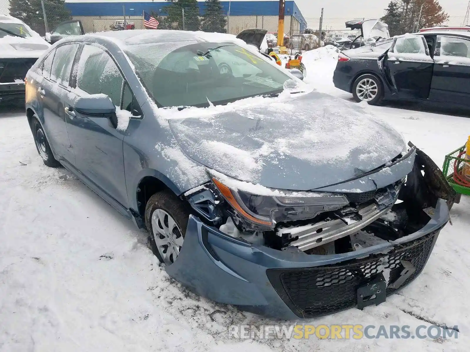 1 Photograph of a damaged car 5YFEPRAE8LP021785 TOYOTA COROLLA 2020