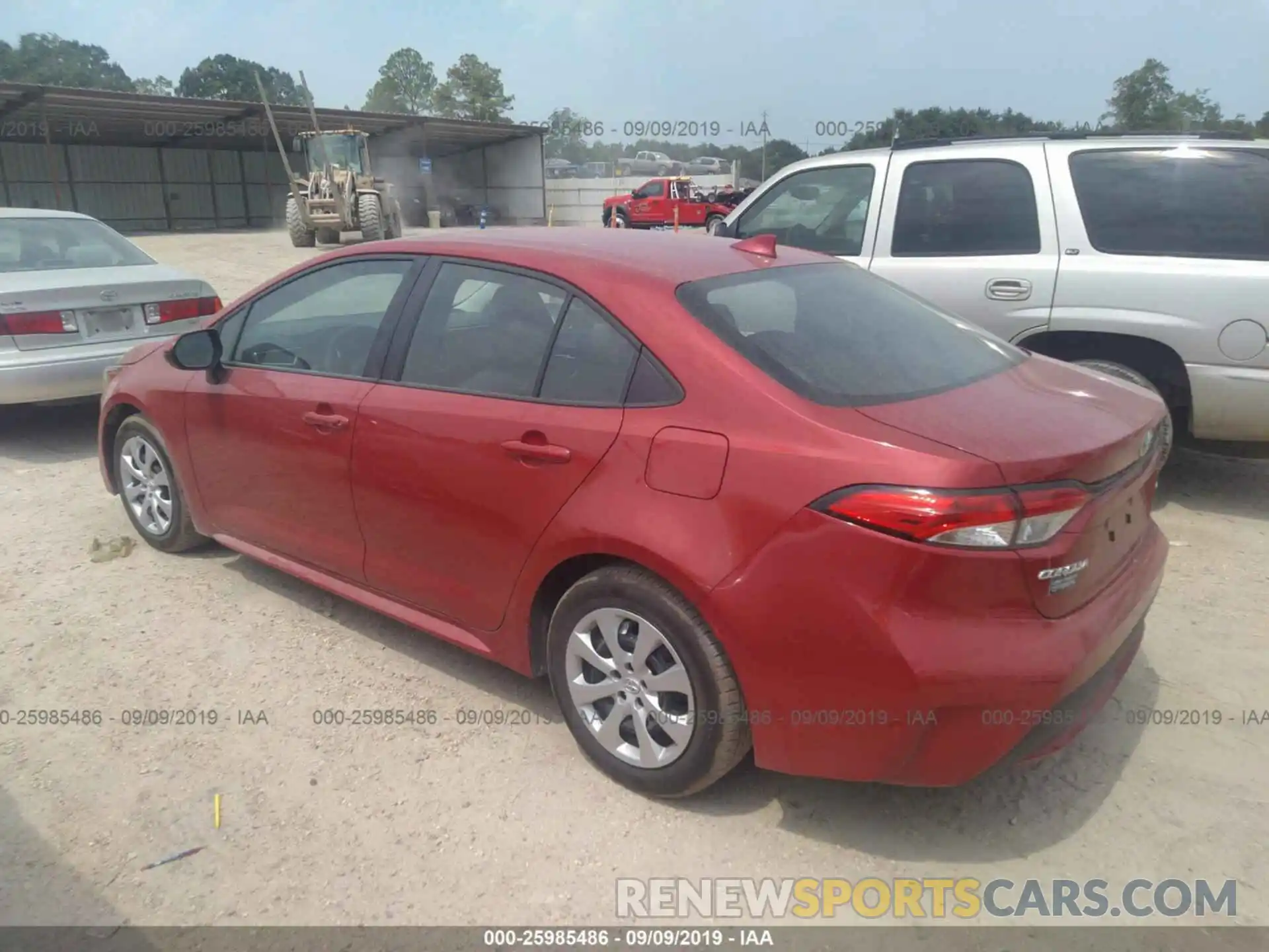 3 Photograph of a damaged car 5YFEPRAE8LP021799 TOYOTA COROLLA 2020