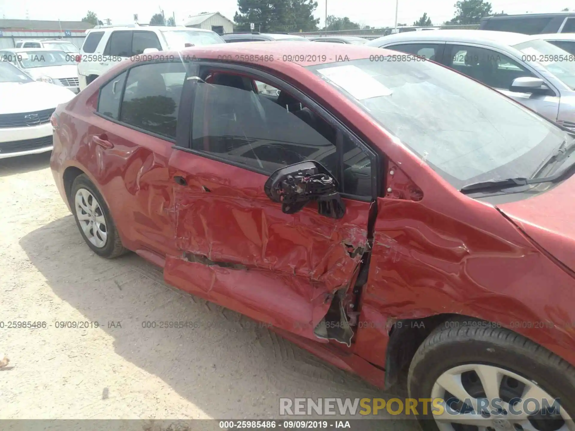 6 Photograph of a damaged car 5YFEPRAE8LP021799 TOYOTA COROLLA 2020