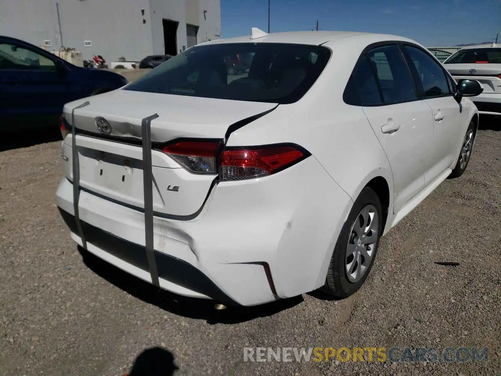 4 Photograph of a damaged car 5YFEPRAE8LP023570 TOYOTA COROLLA 2020