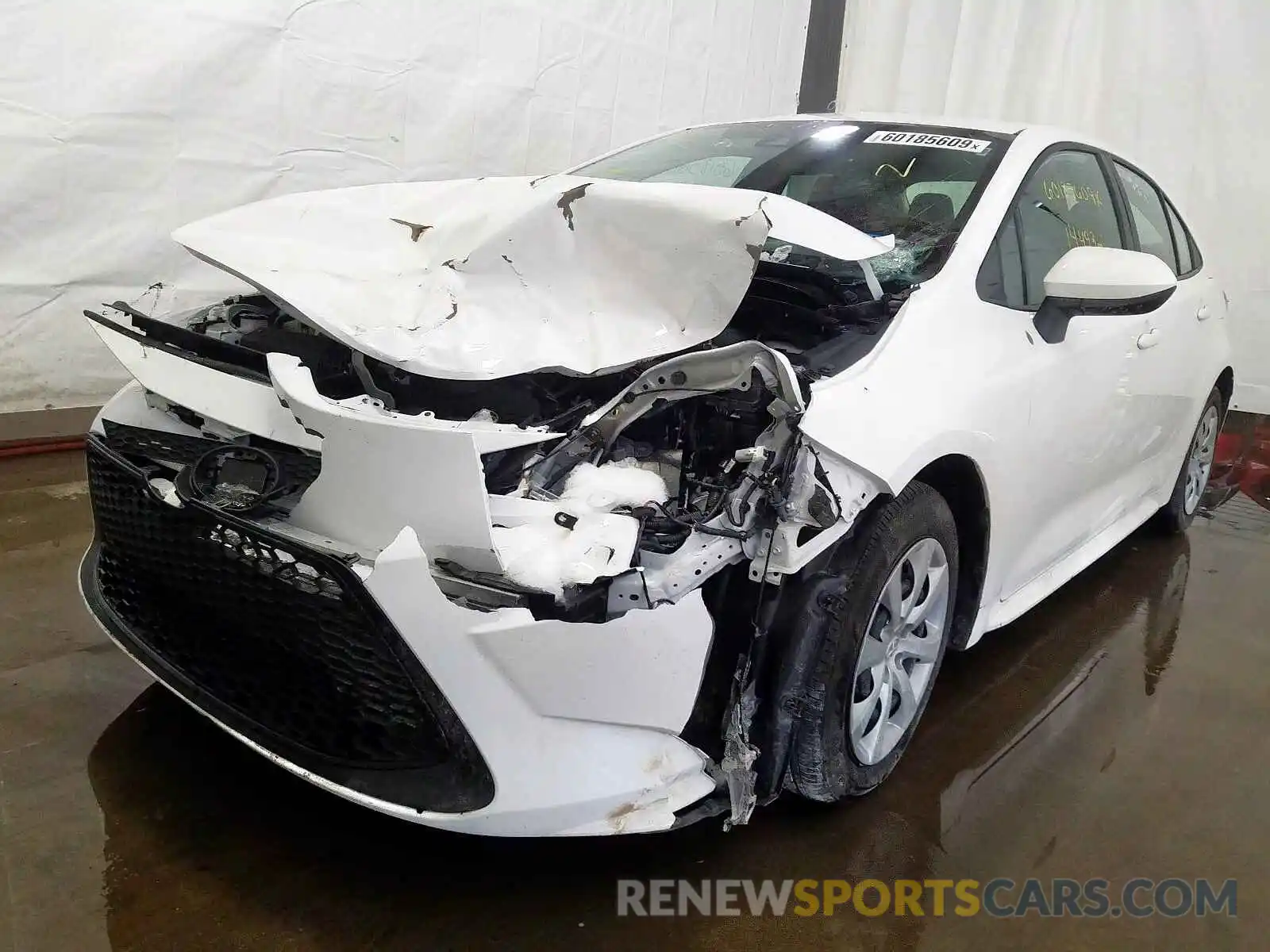 2 Photograph of a damaged car 5YFEPRAE8LP023620 TOYOTA COROLLA 2020