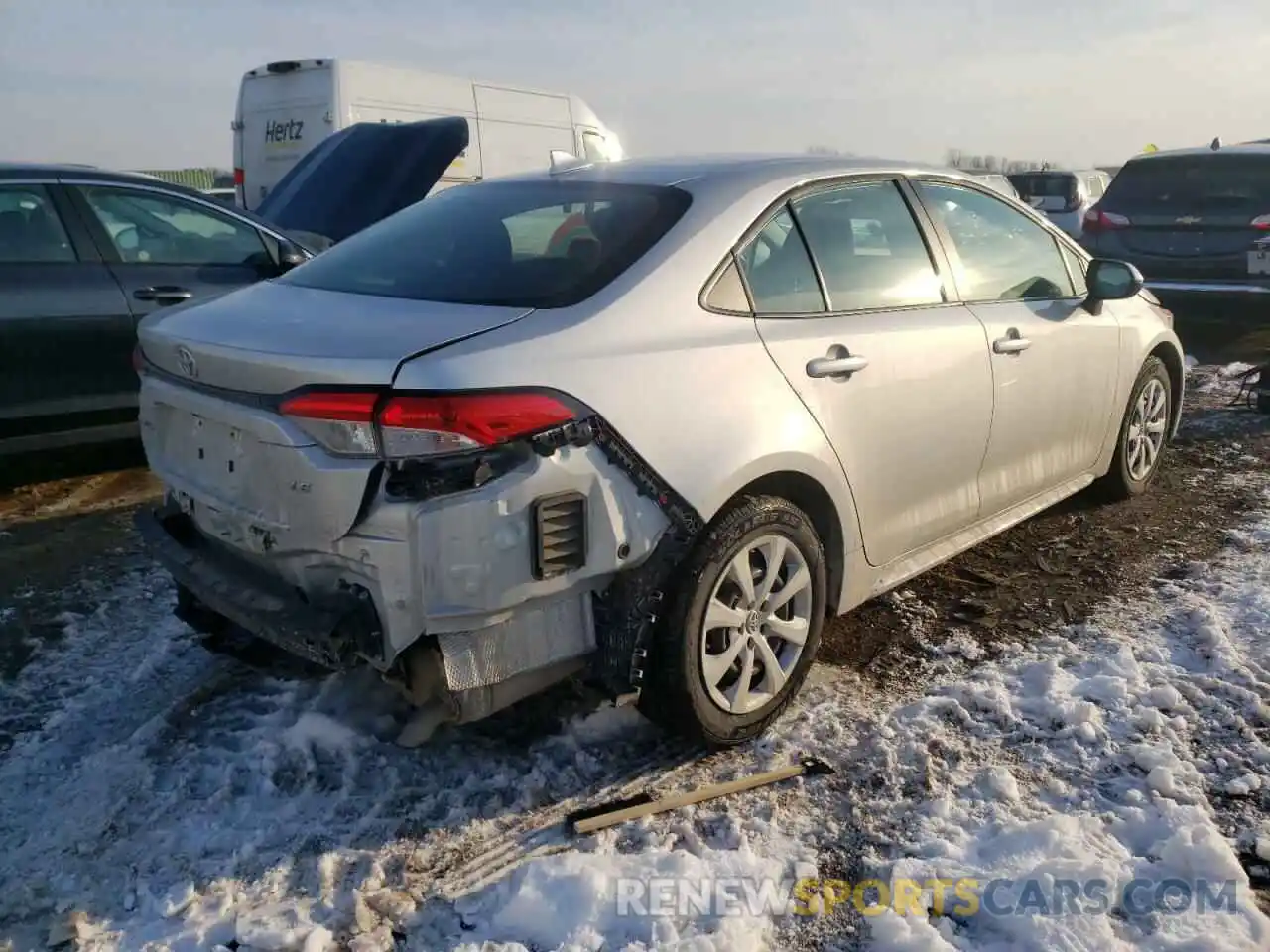 4 Photograph of a damaged car 5YFEPRAE8LP024640 TOYOTA COROLLA 2020