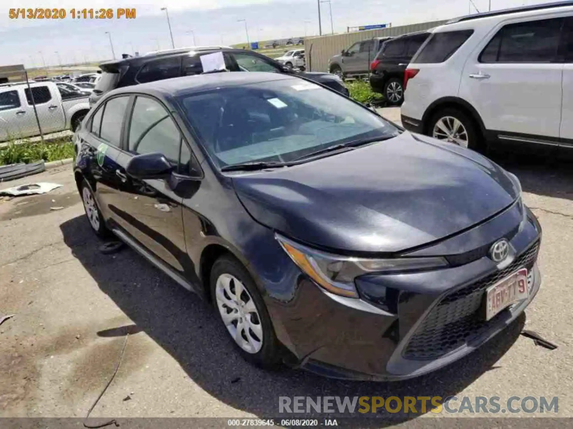 14 Photograph of a damaged car 5YFEPRAE8LP025657 TOYOTA COROLLA 2020