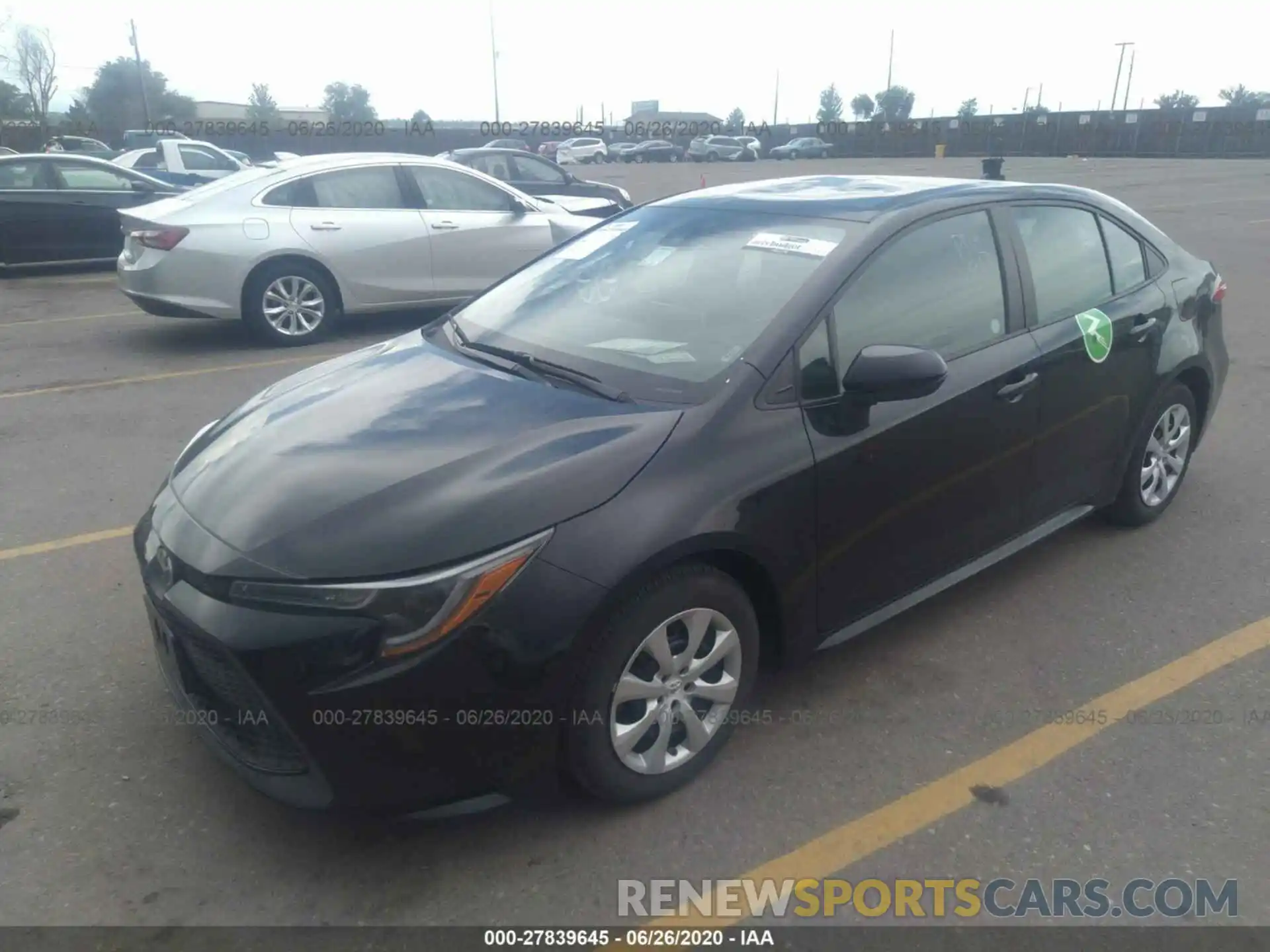 2 Photograph of a damaged car 5YFEPRAE8LP025657 TOYOTA COROLLA 2020