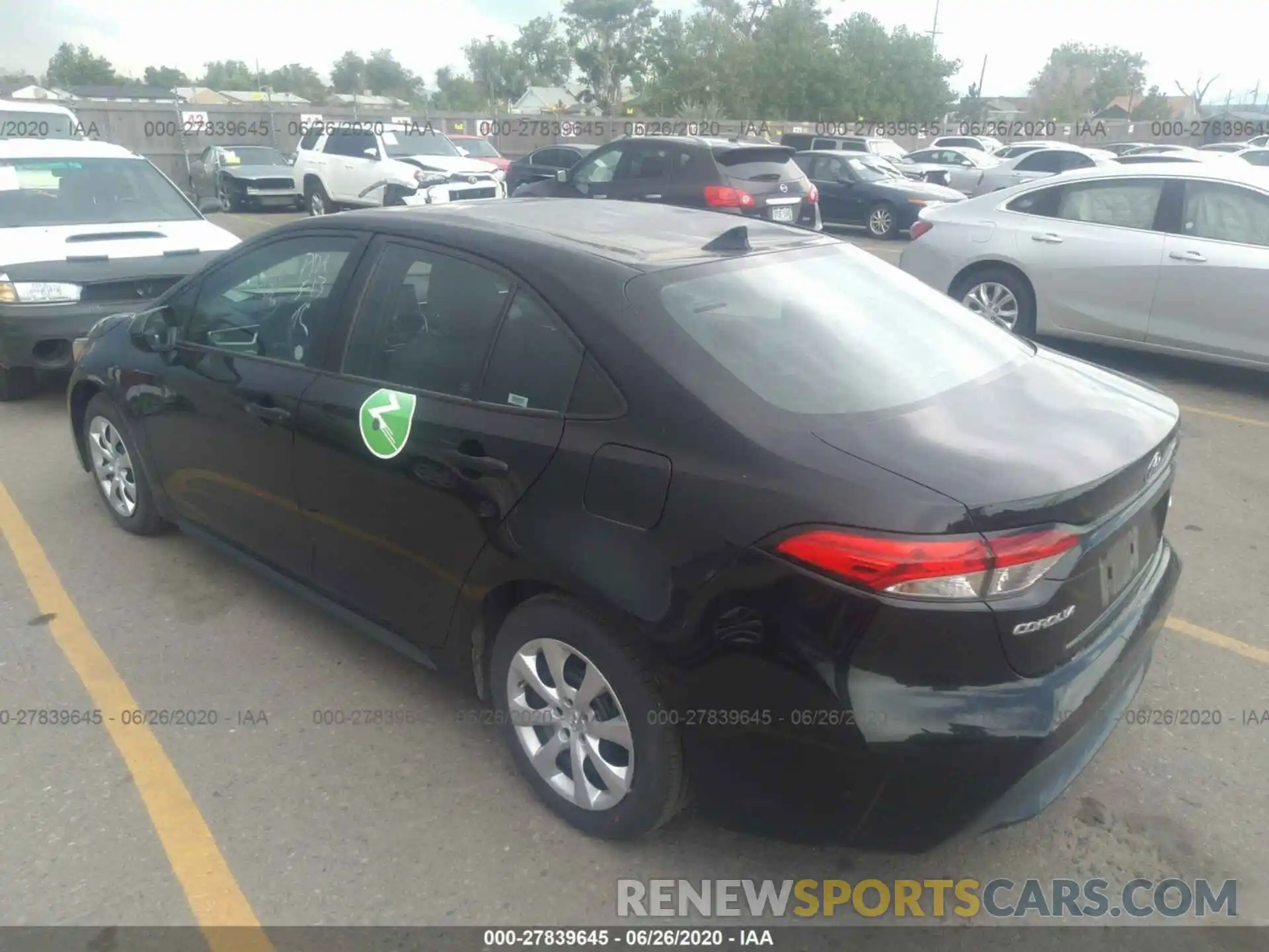 3 Photograph of a damaged car 5YFEPRAE8LP025657 TOYOTA COROLLA 2020