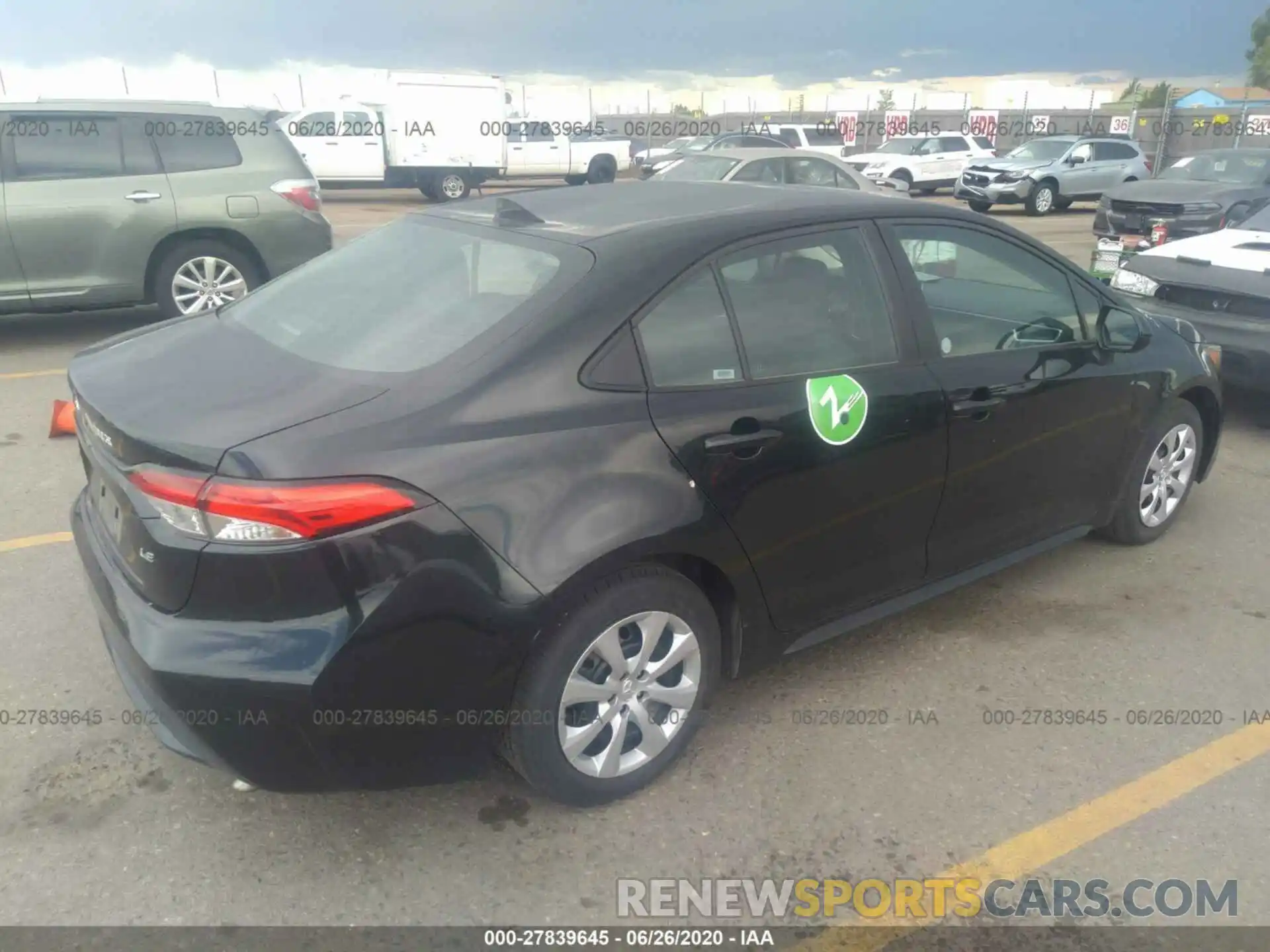 4 Photograph of a damaged car 5YFEPRAE8LP025657 TOYOTA COROLLA 2020