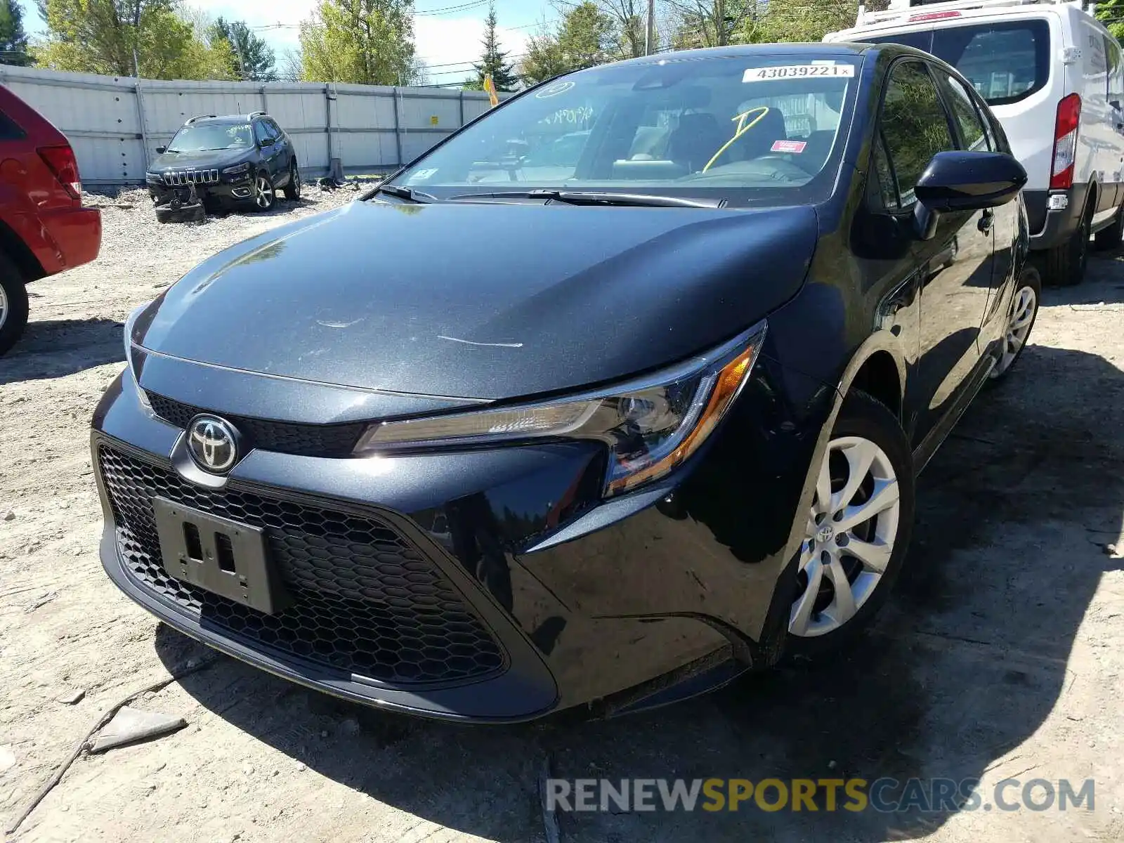 2 Photograph of a damaged car 5YFEPRAE8LP026470 TOYOTA COROLLA 2020