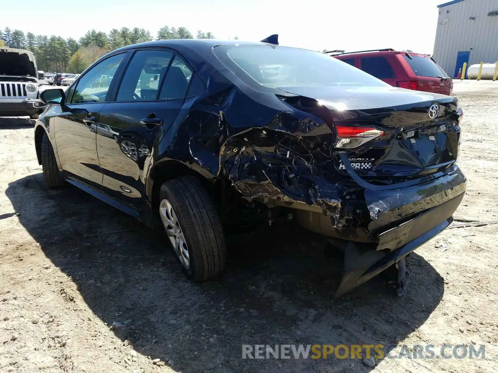 3 Photograph of a damaged car 5YFEPRAE8LP026470 TOYOTA COROLLA 2020