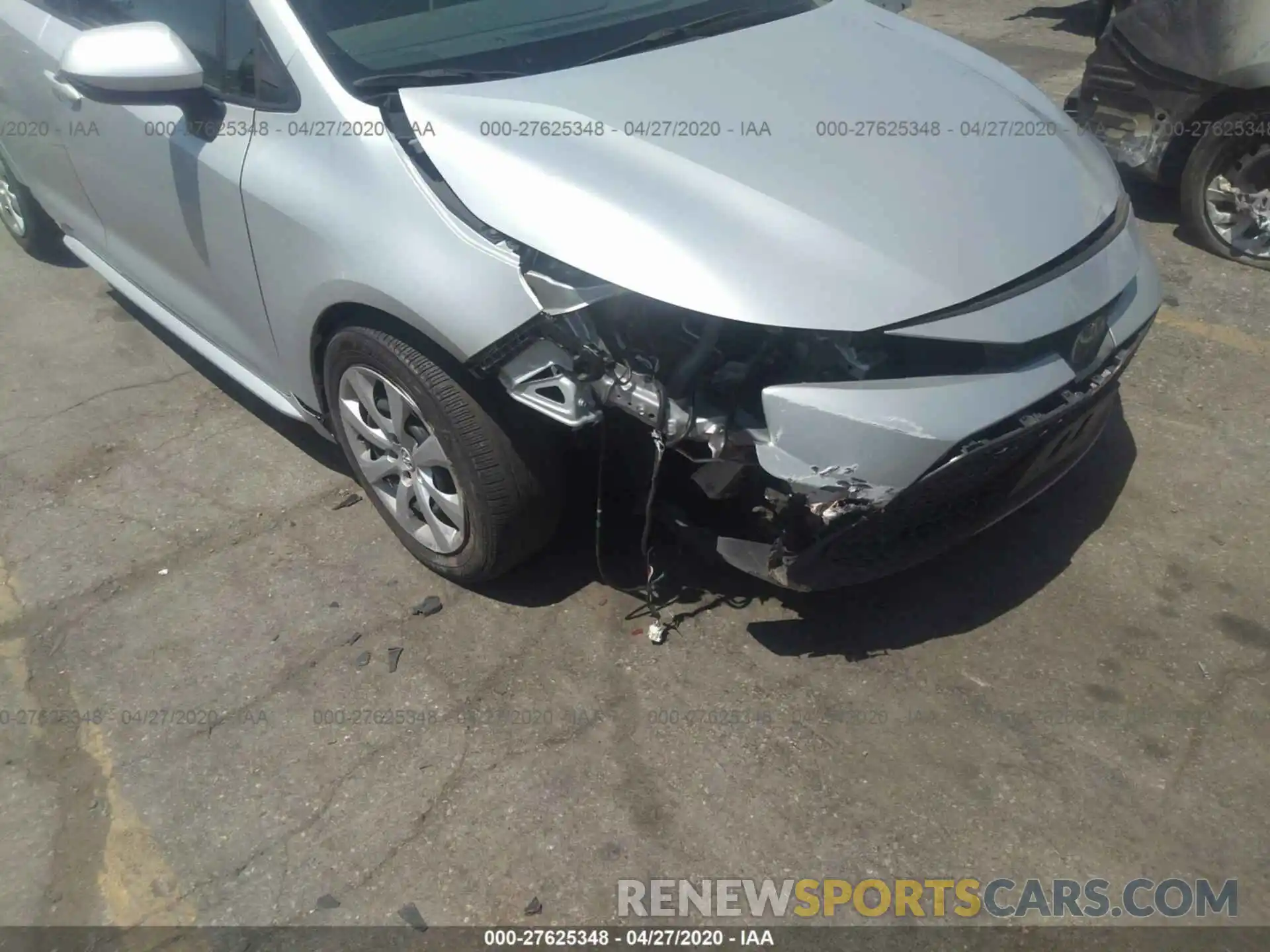 6 Photograph of a damaged car 5YFEPRAE8LP026548 TOYOTA COROLLA 2020