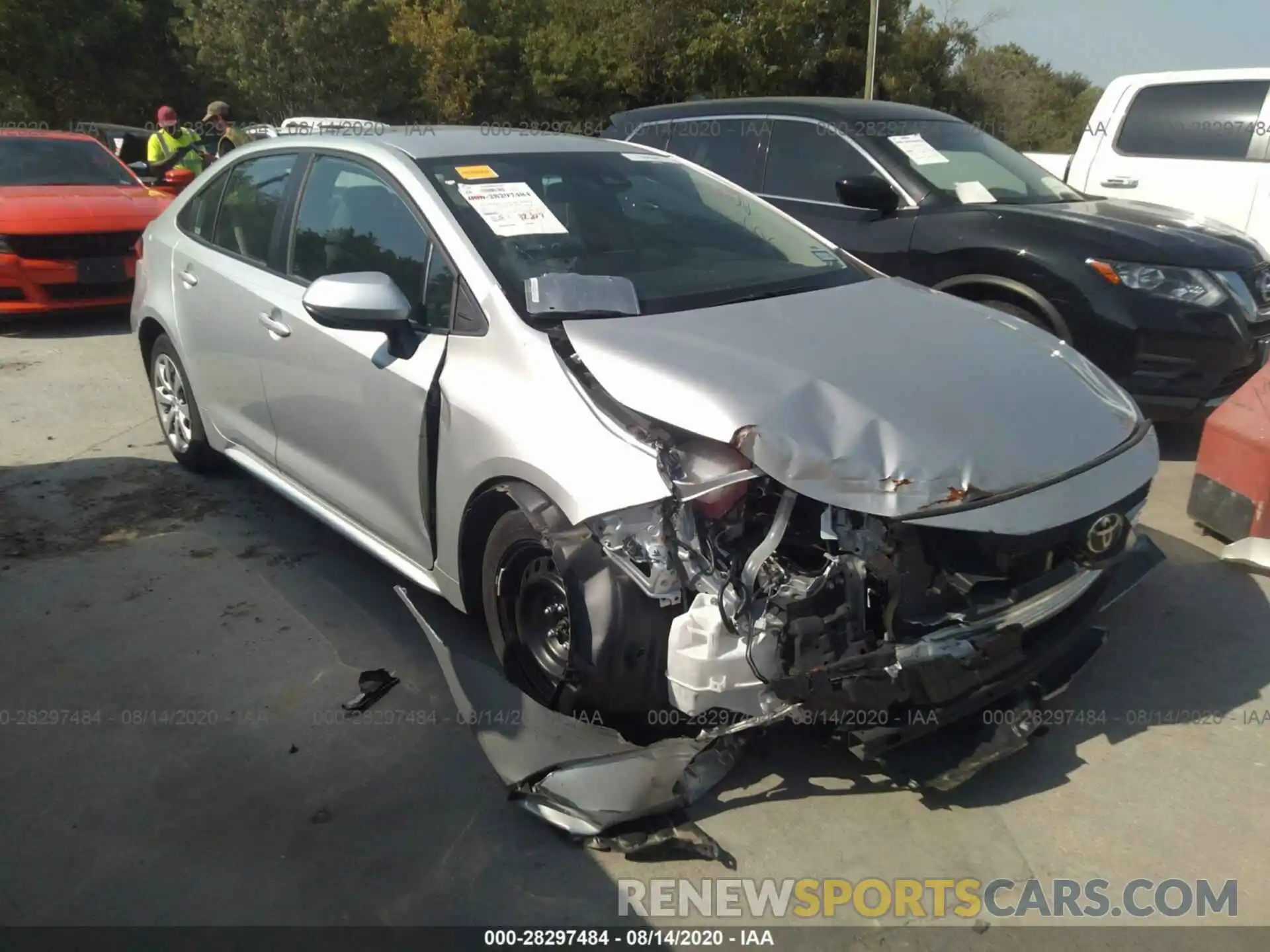 1 Photograph of a damaged car 5YFEPRAE8LP026713 TOYOTA COROLLA 2020