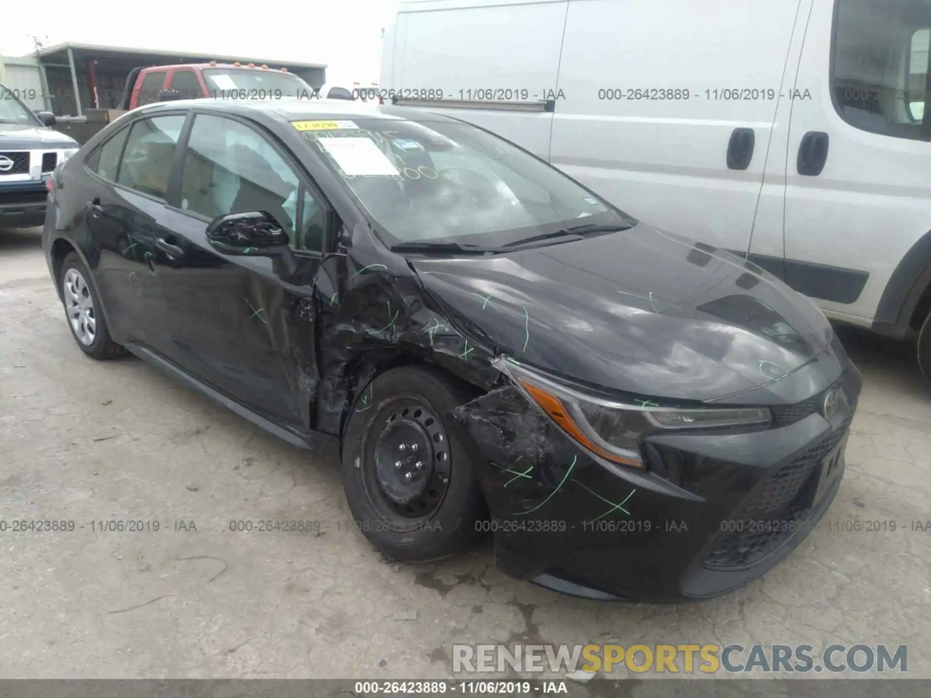 1 Photograph of a damaged car 5YFEPRAE8LP027800 TOYOTA COROLLA 2020