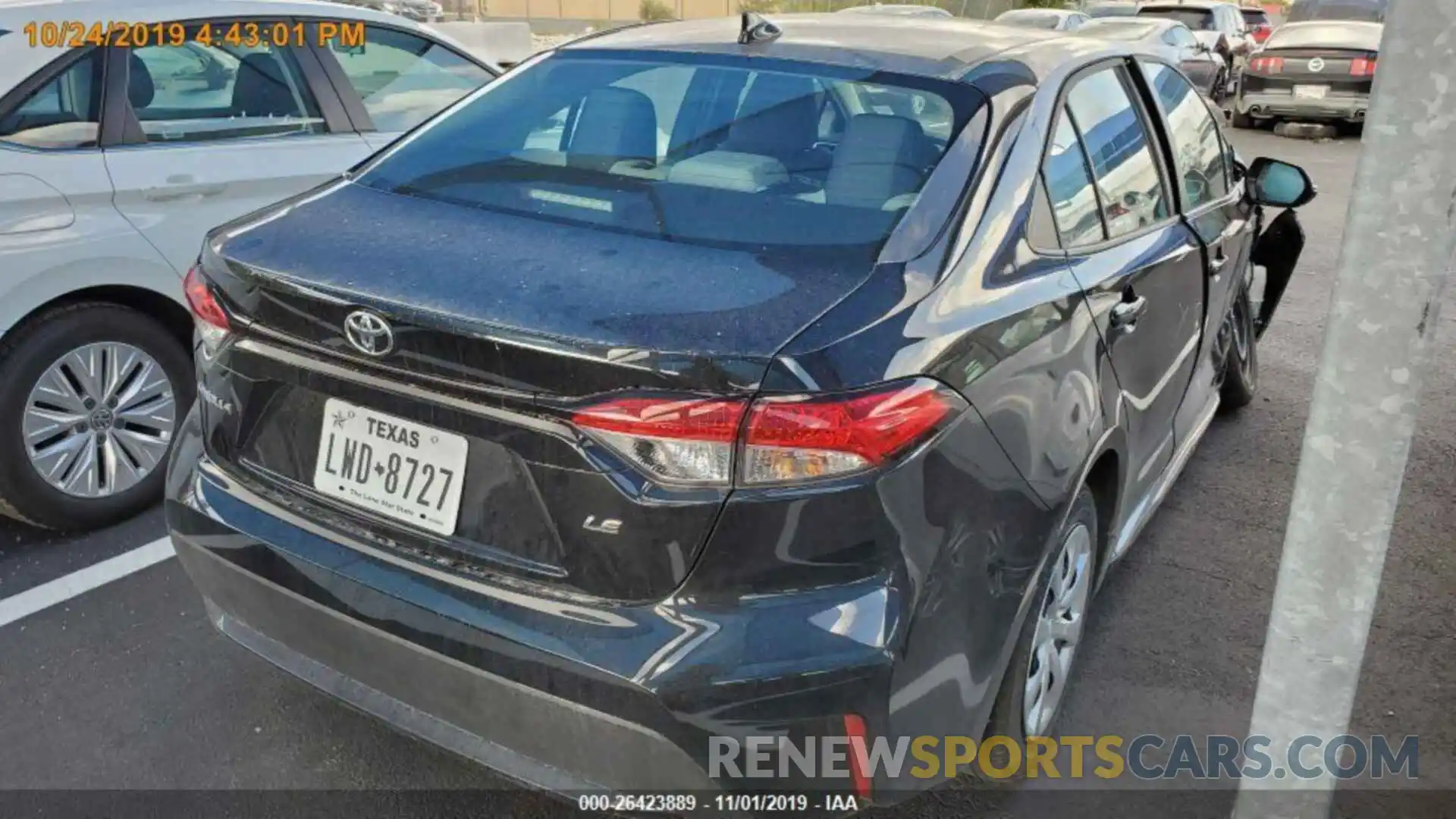 13 Photograph of a damaged car 5YFEPRAE8LP027800 TOYOTA COROLLA 2020