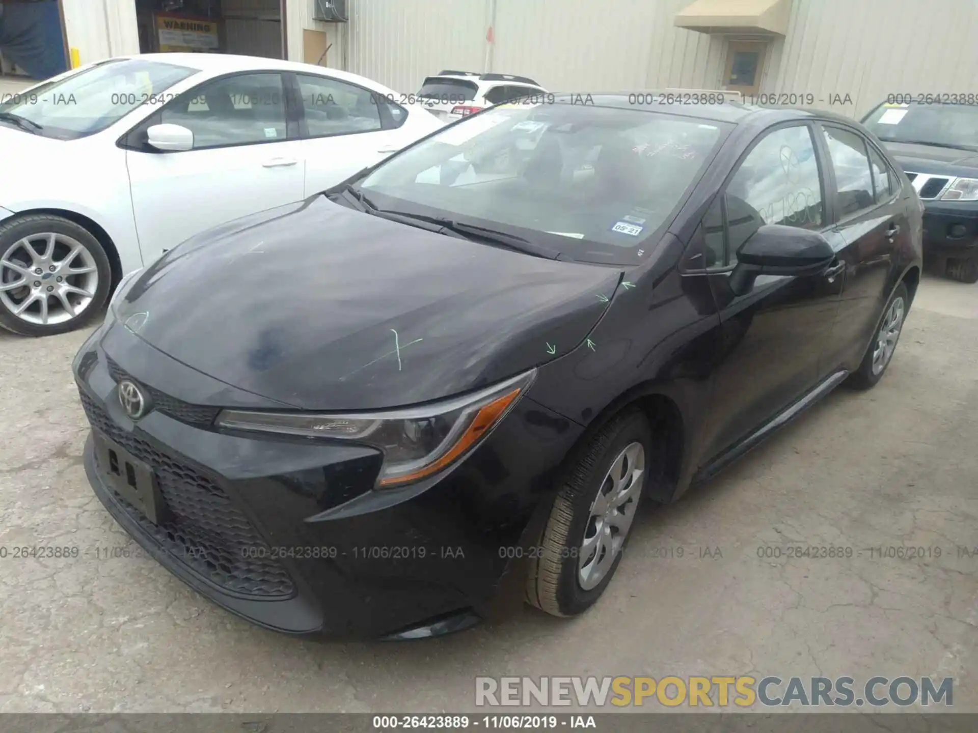 2 Photograph of a damaged car 5YFEPRAE8LP027800 TOYOTA COROLLA 2020