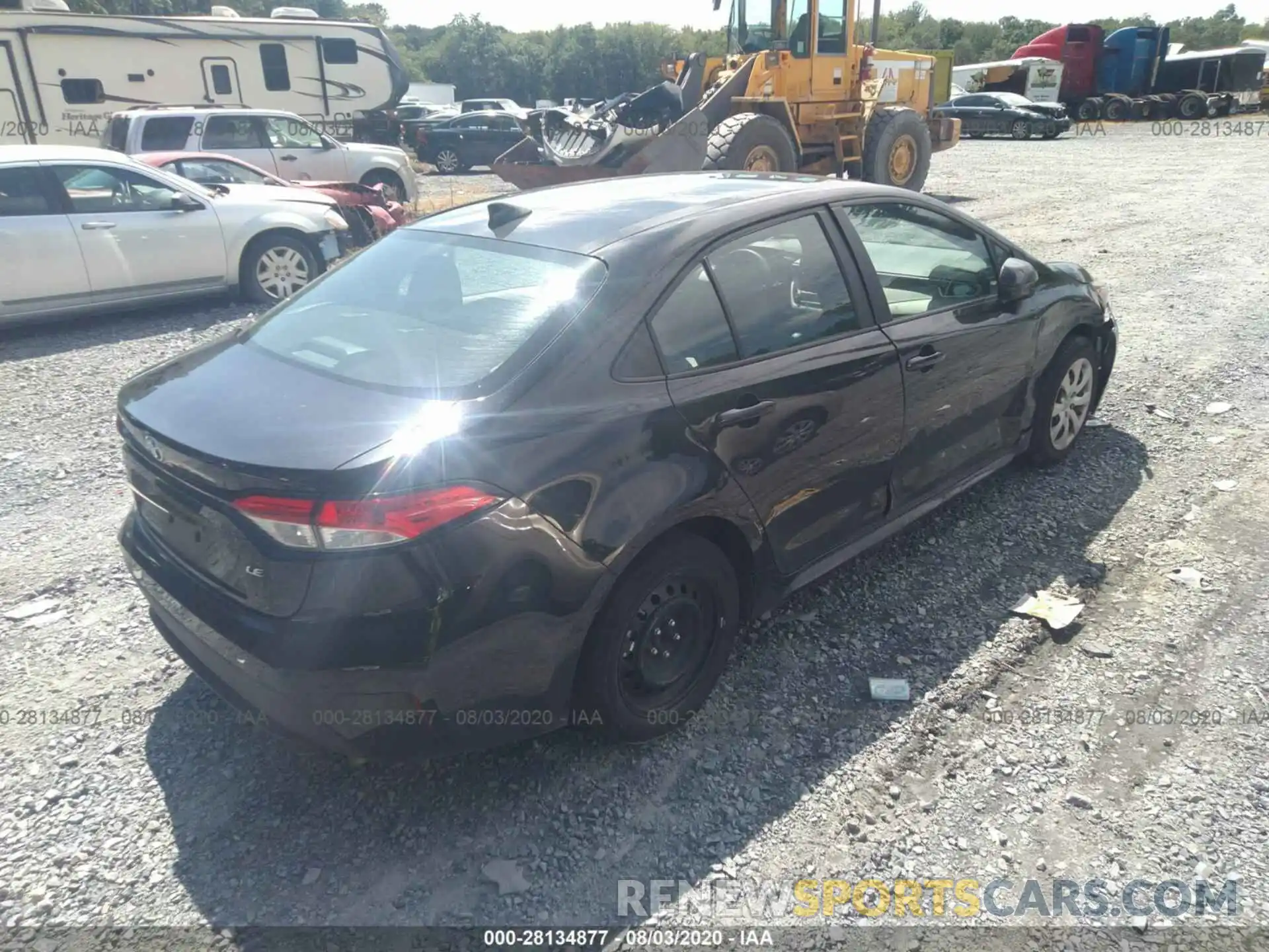 4 Photograph of a damaged car 5YFEPRAE8LP029045 TOYOTA COROLLA 2020