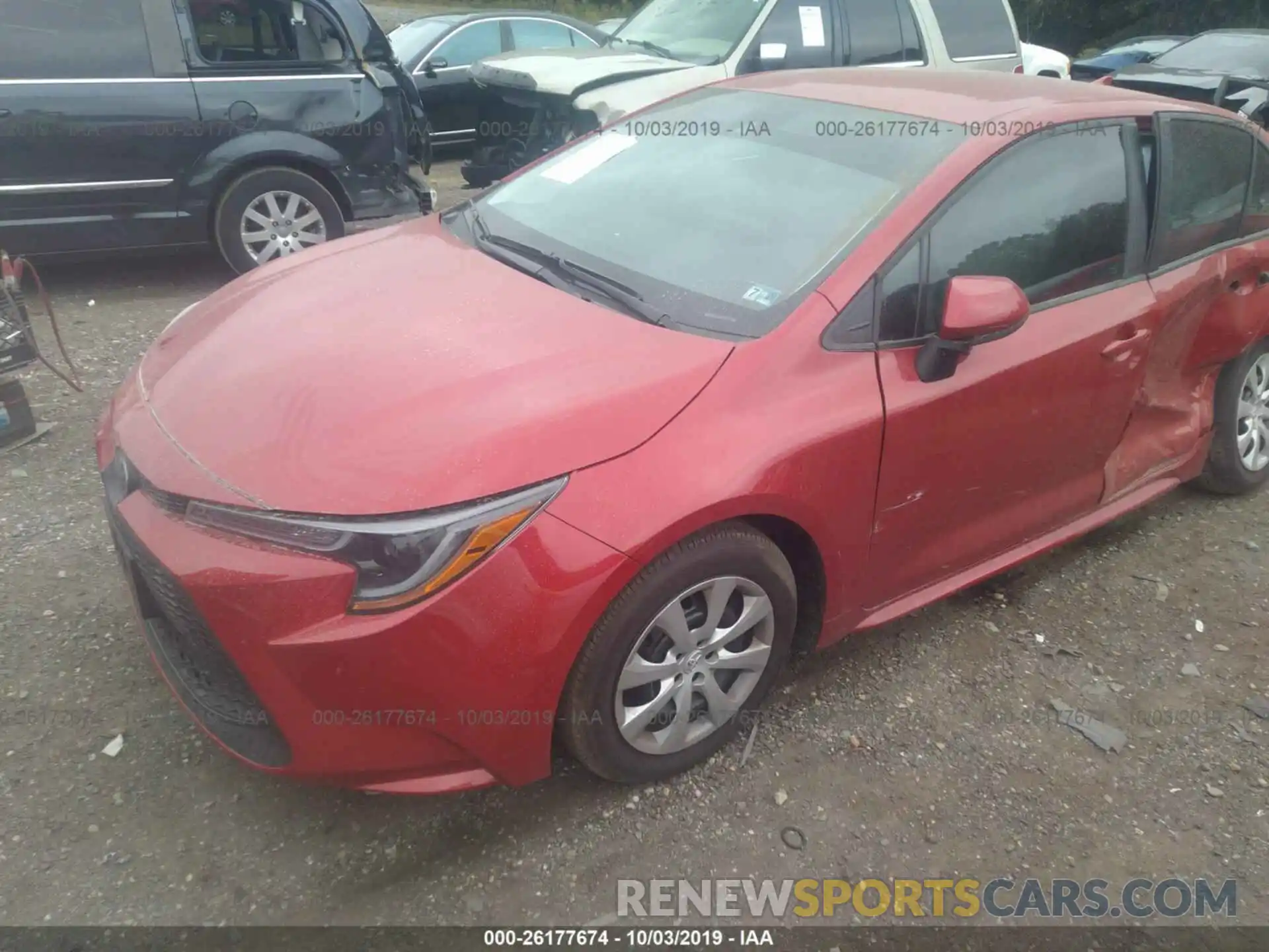 2 Photograph of a damaged car 5YFEPRAE8LP030194 TOYOTA COROLLA 2020