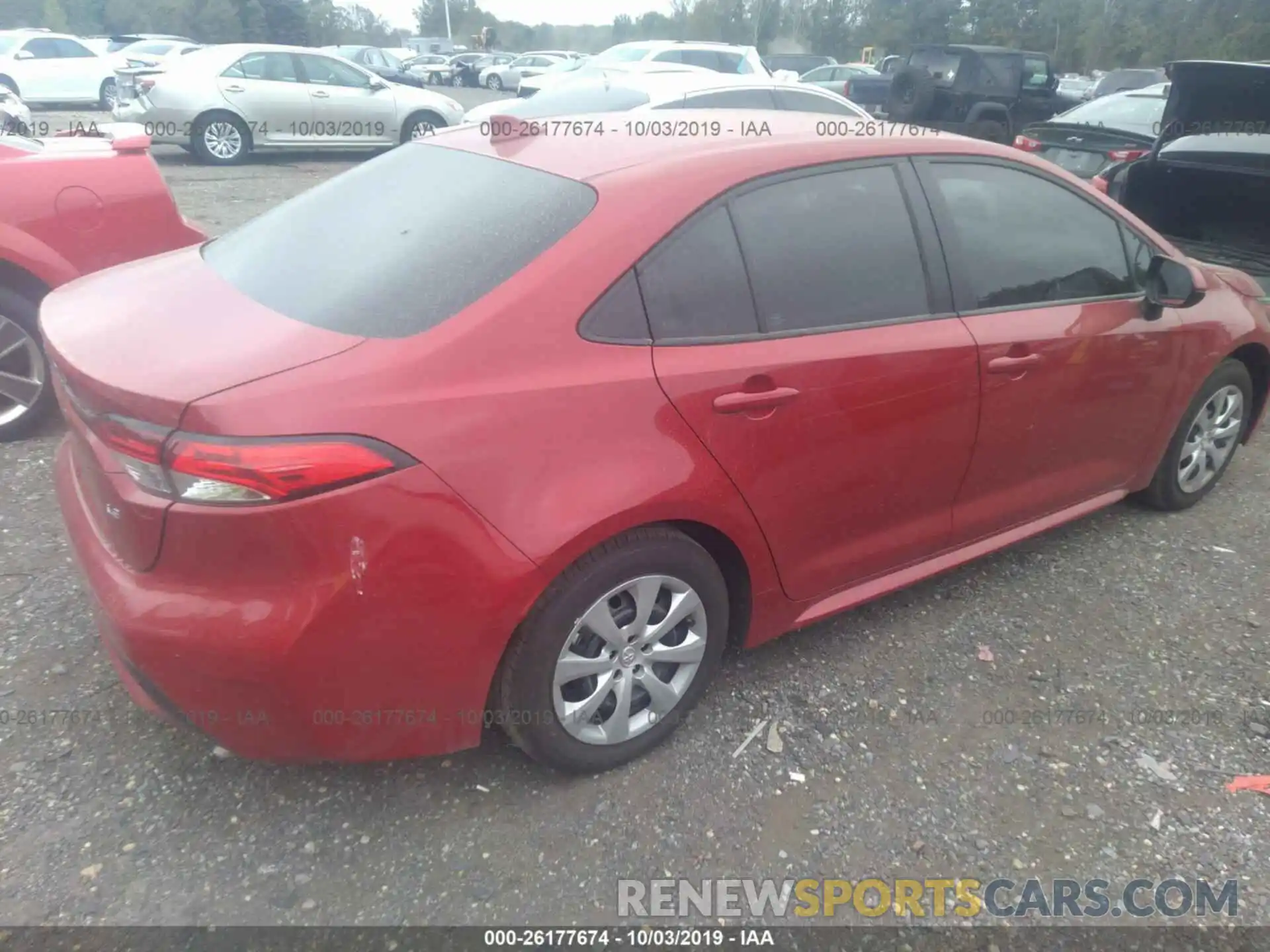 4 Photograph of a damaged car 5YFEPRAE8LP030194 TOYOTA COROLLA 2020