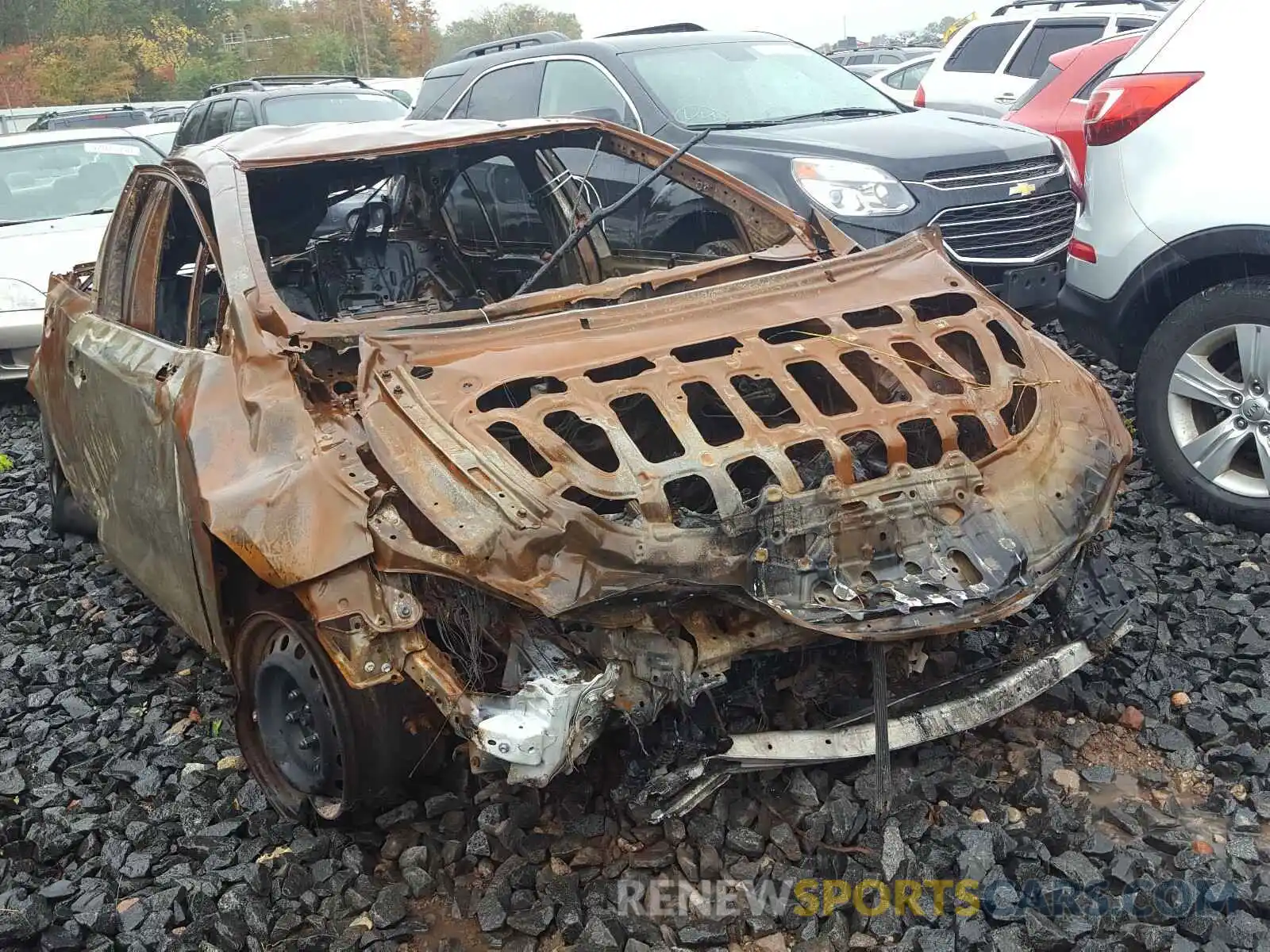 1 Photograph of a damaged car 5YFEPRAE8LP030700 TOYOTA COROLLA 2020