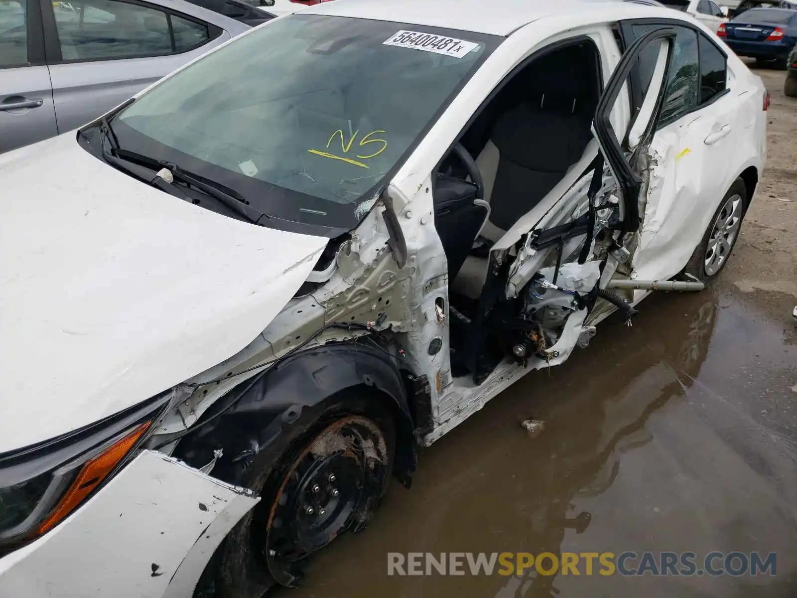 9 Photograph of a damaged car 5YFEPRAE8LP030857 TOYOTA COROLLA 2020