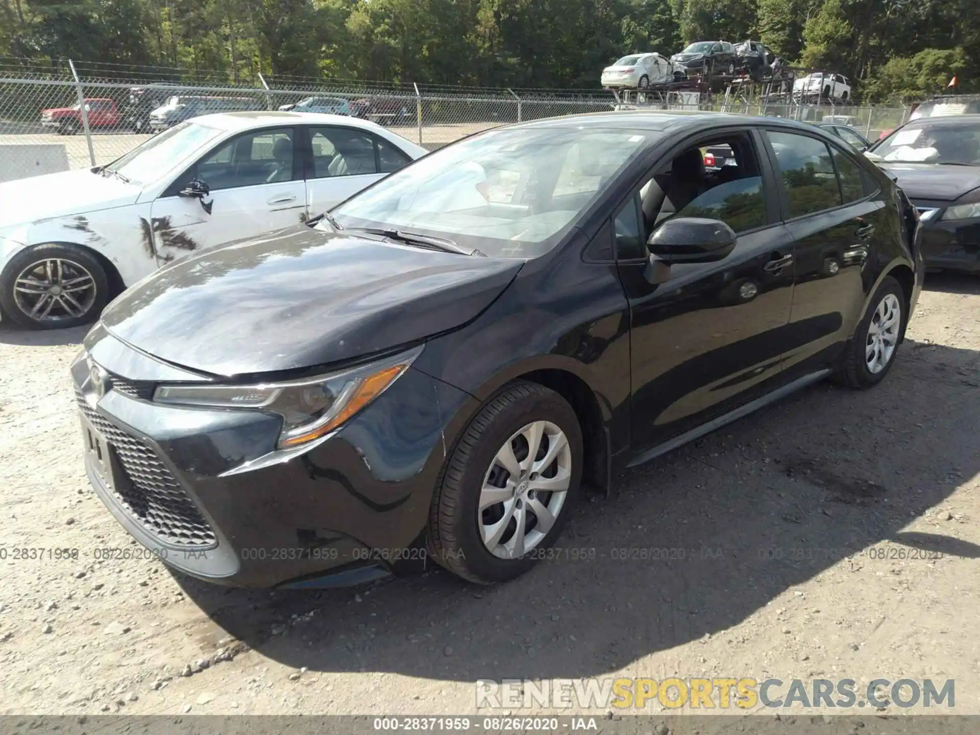 2 Photograph of a damaged car 5YFEPRAE8LP031314 TOYOTA COROLLA 2020