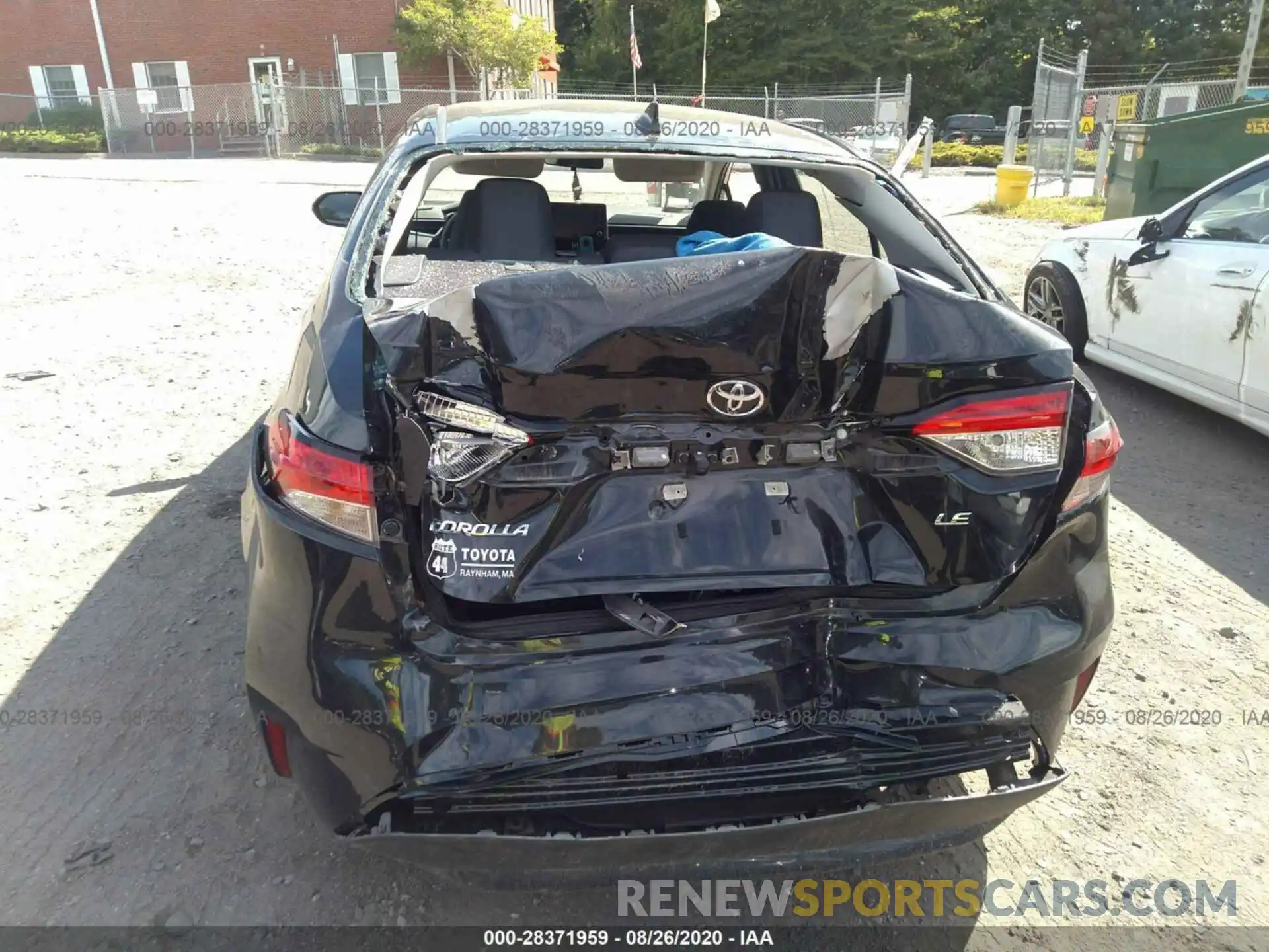 6 Photograph of a damaged car 5YFEPRAE8LP031314 TOYOTA COROLLA 2020
