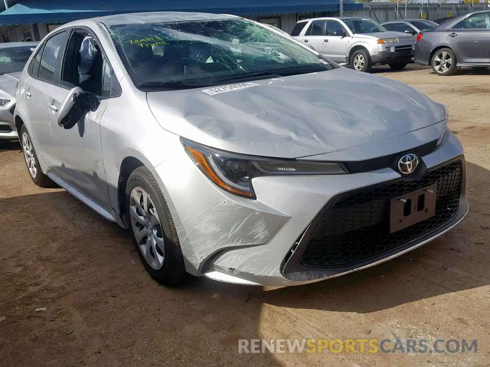 1 Photograph of a damaged car 5YFEPRAE8LP031961 TOYOTA COROLLA 2020