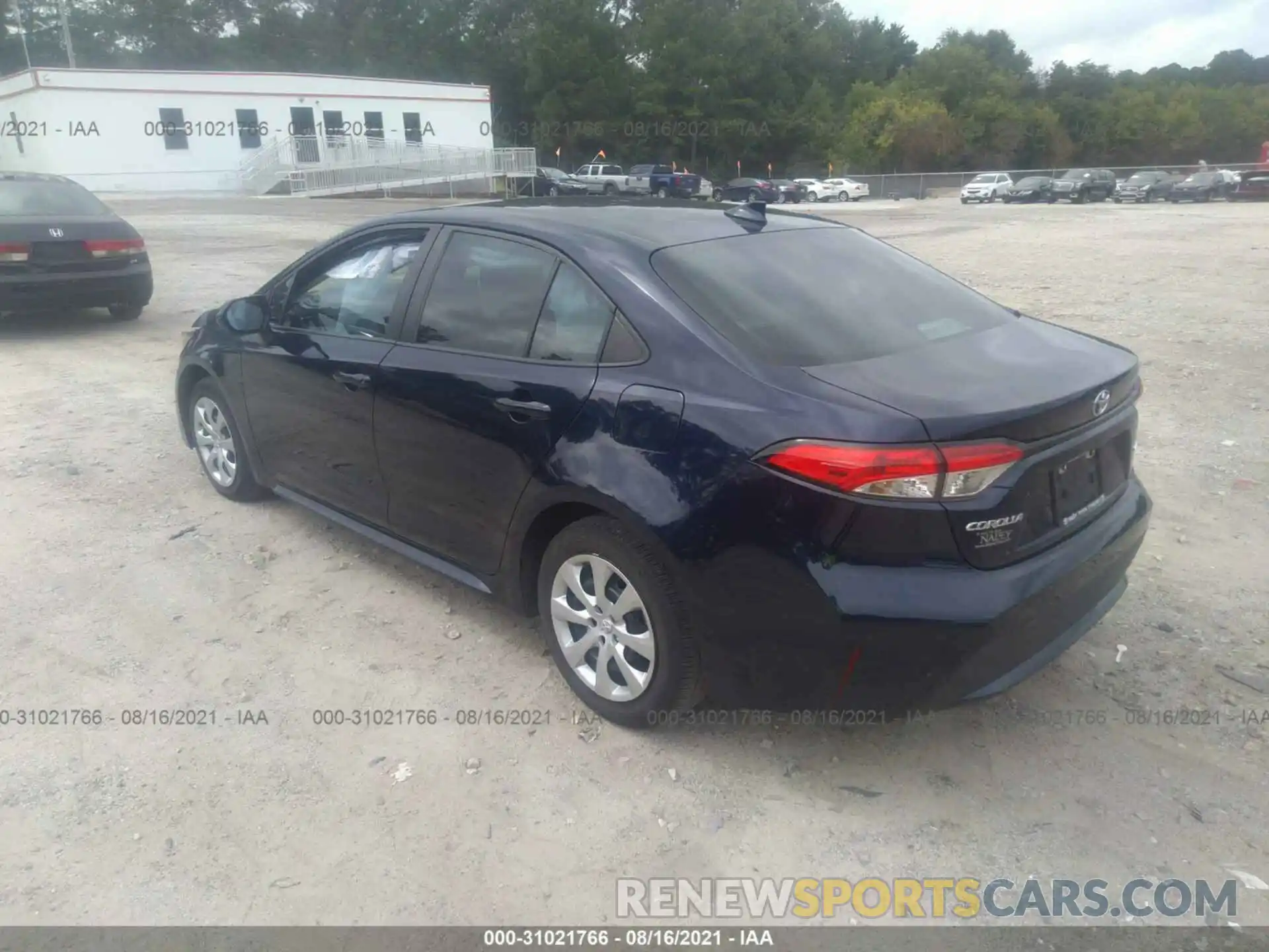 3 Photograph of a damaged car 5YFEPRAE8LP032365 TOYOTA COROLLA 2020