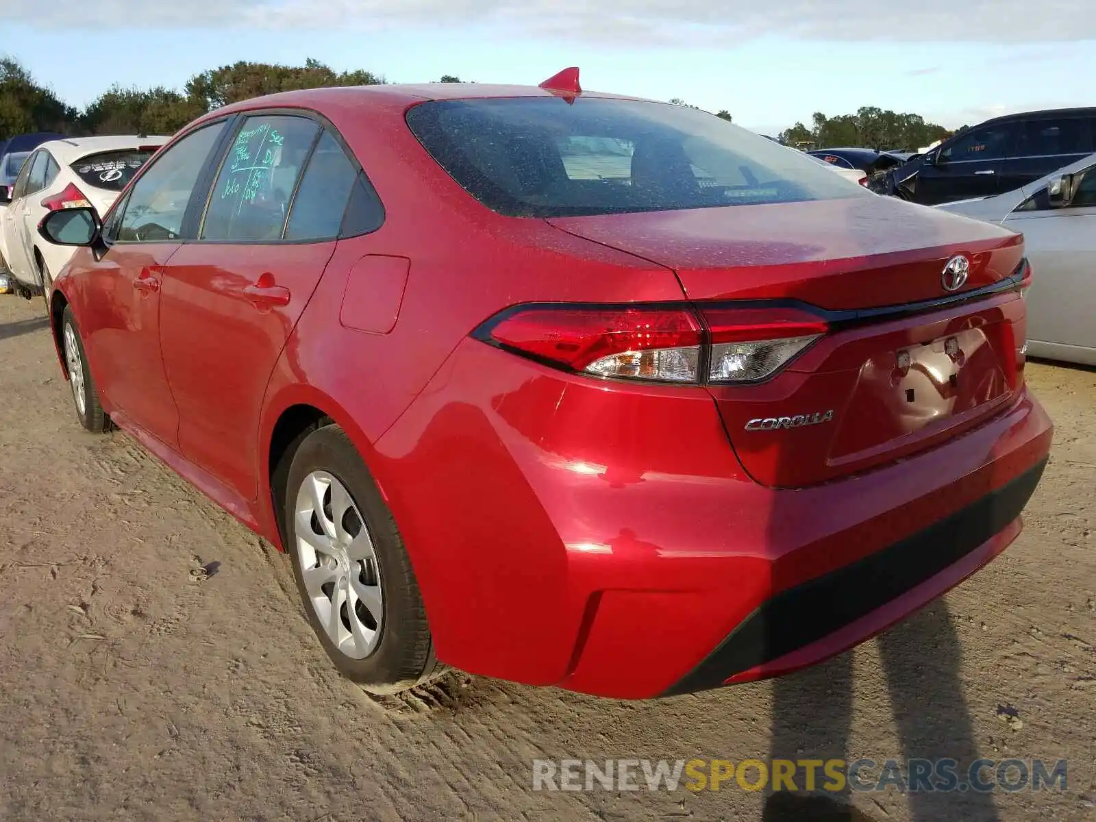 3 Photograph of a damaged car 5YFEPRAE8LP034830 TOYOTA COROLLA 2020