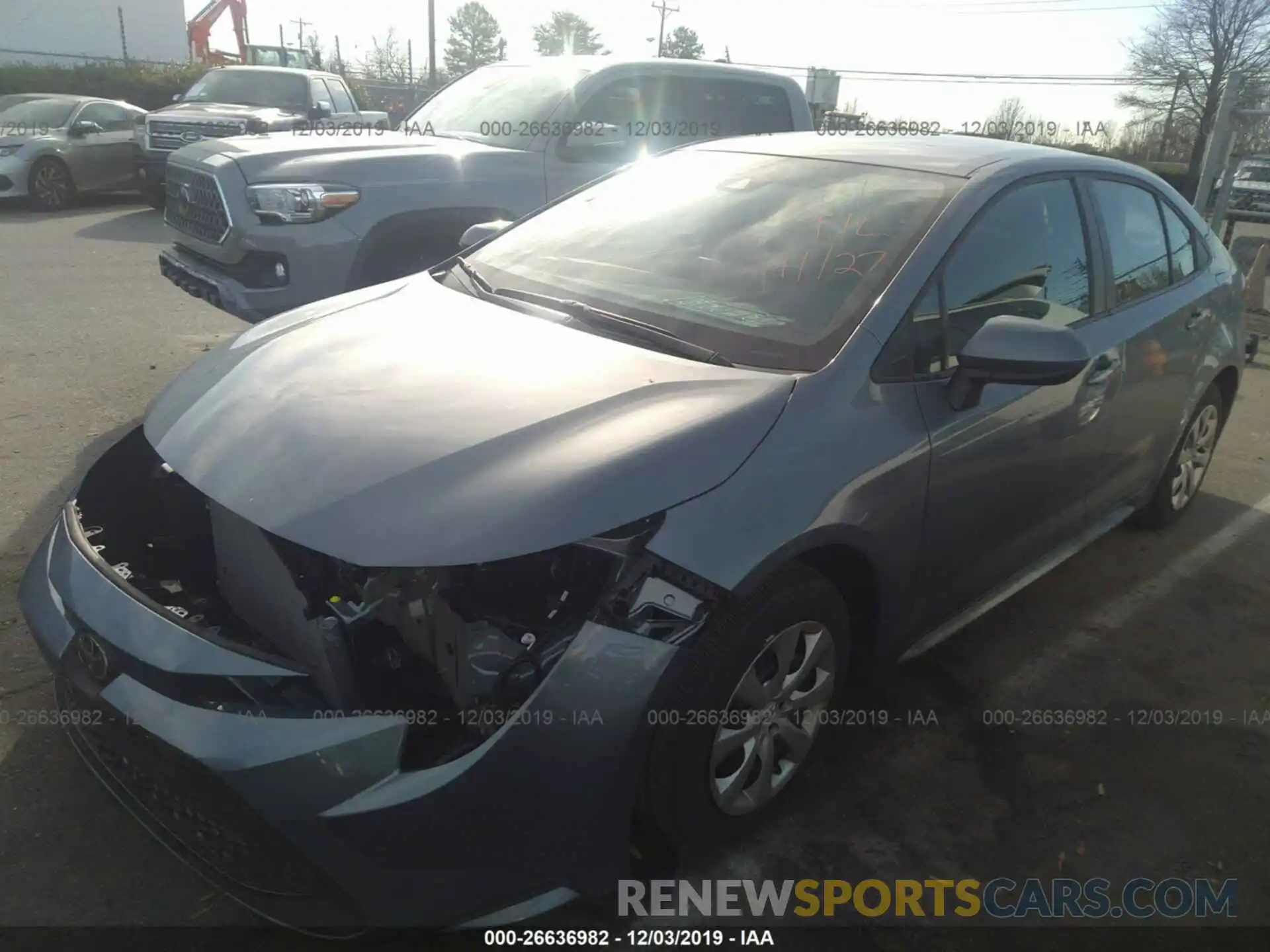 2 Photograph of a damaged car 5YFEPRAE8LP035329 TOYOTA COROLLA 2020