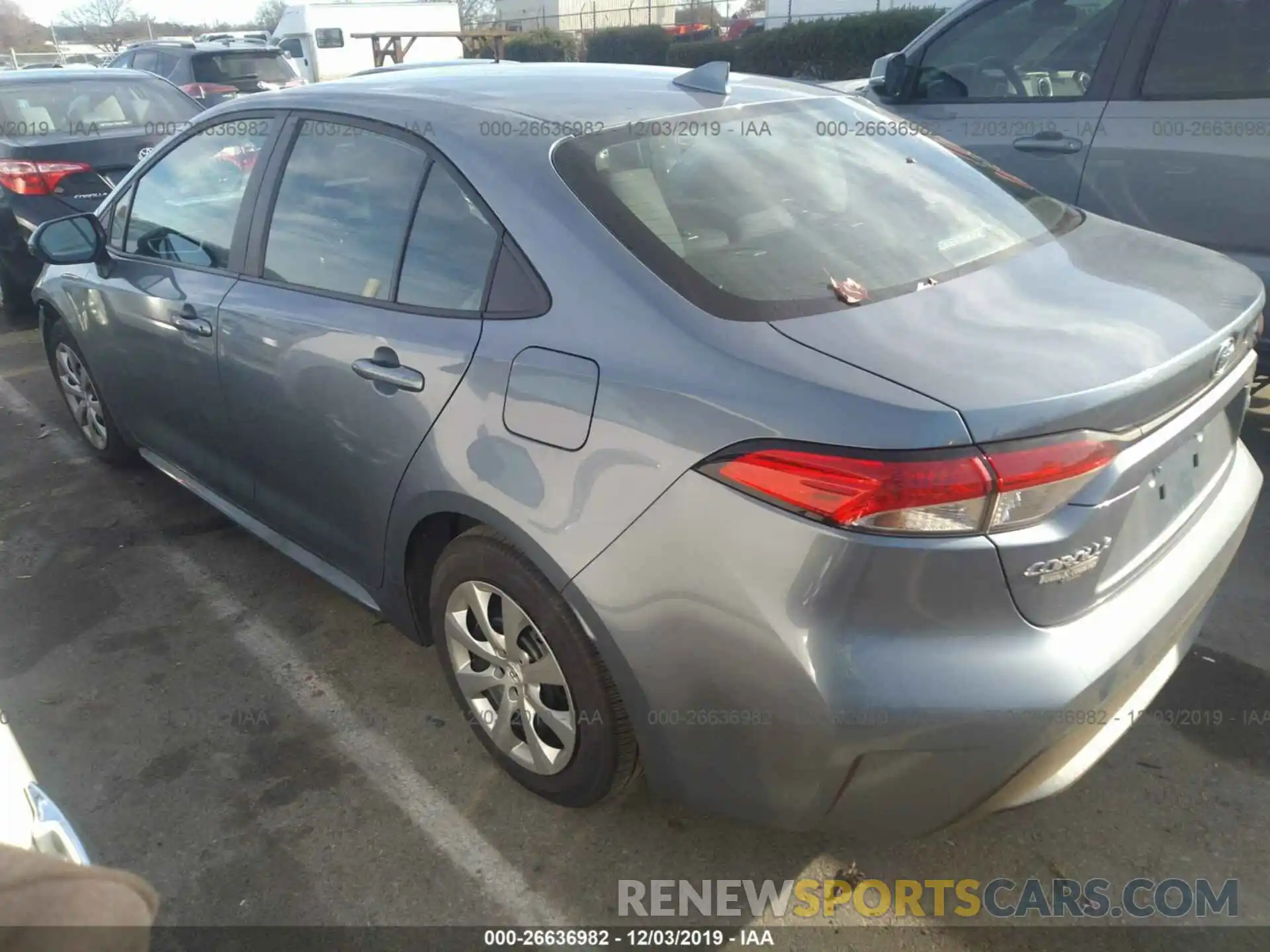 3 Photograph of a damaged car 5YFEPRAE8LP035329 TOYOTA COROLLA 2020