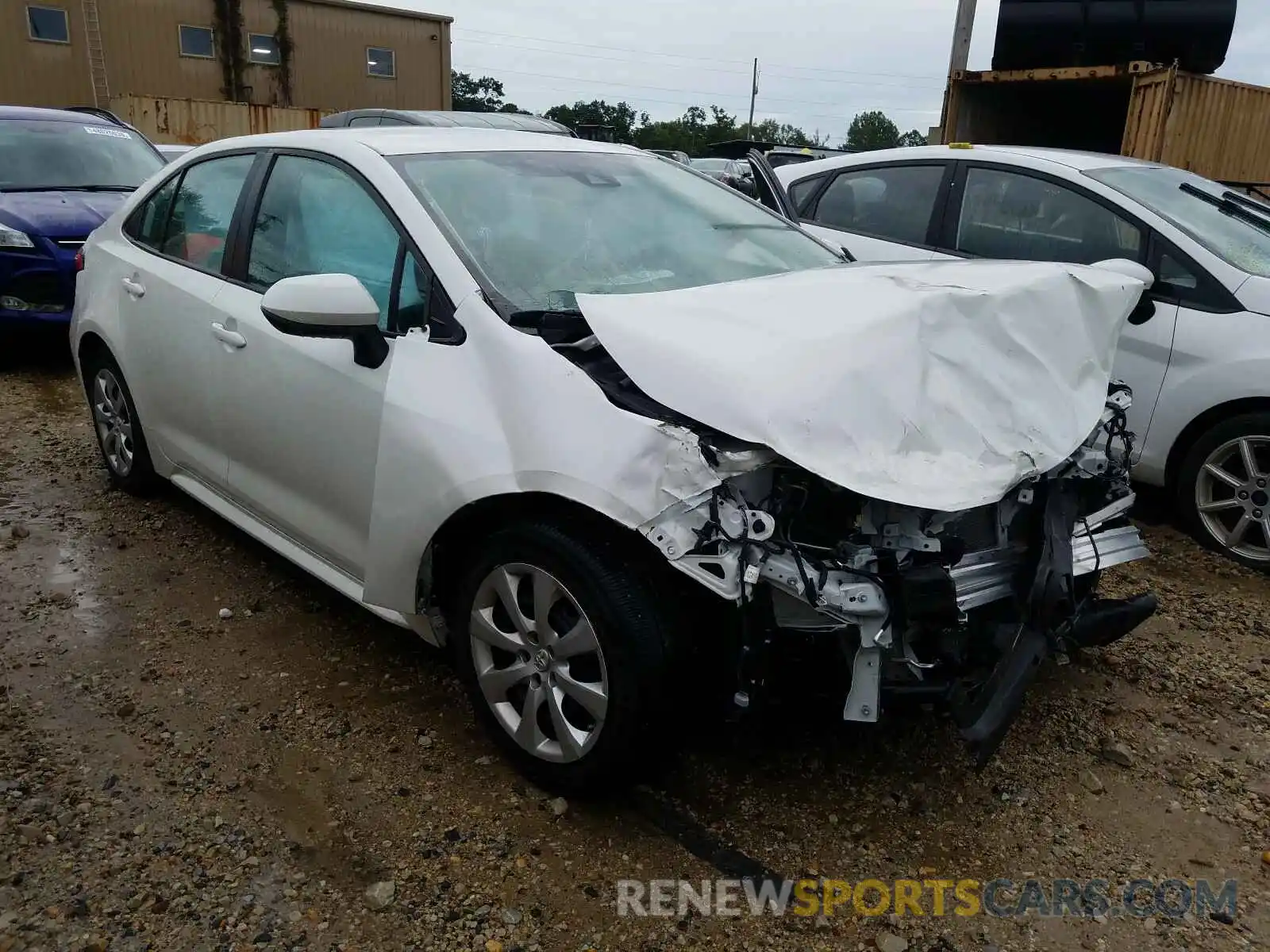 1 Photograph of a damaged car 5YFEPRAE8LP037470 TOYOTA COROLLA 2020