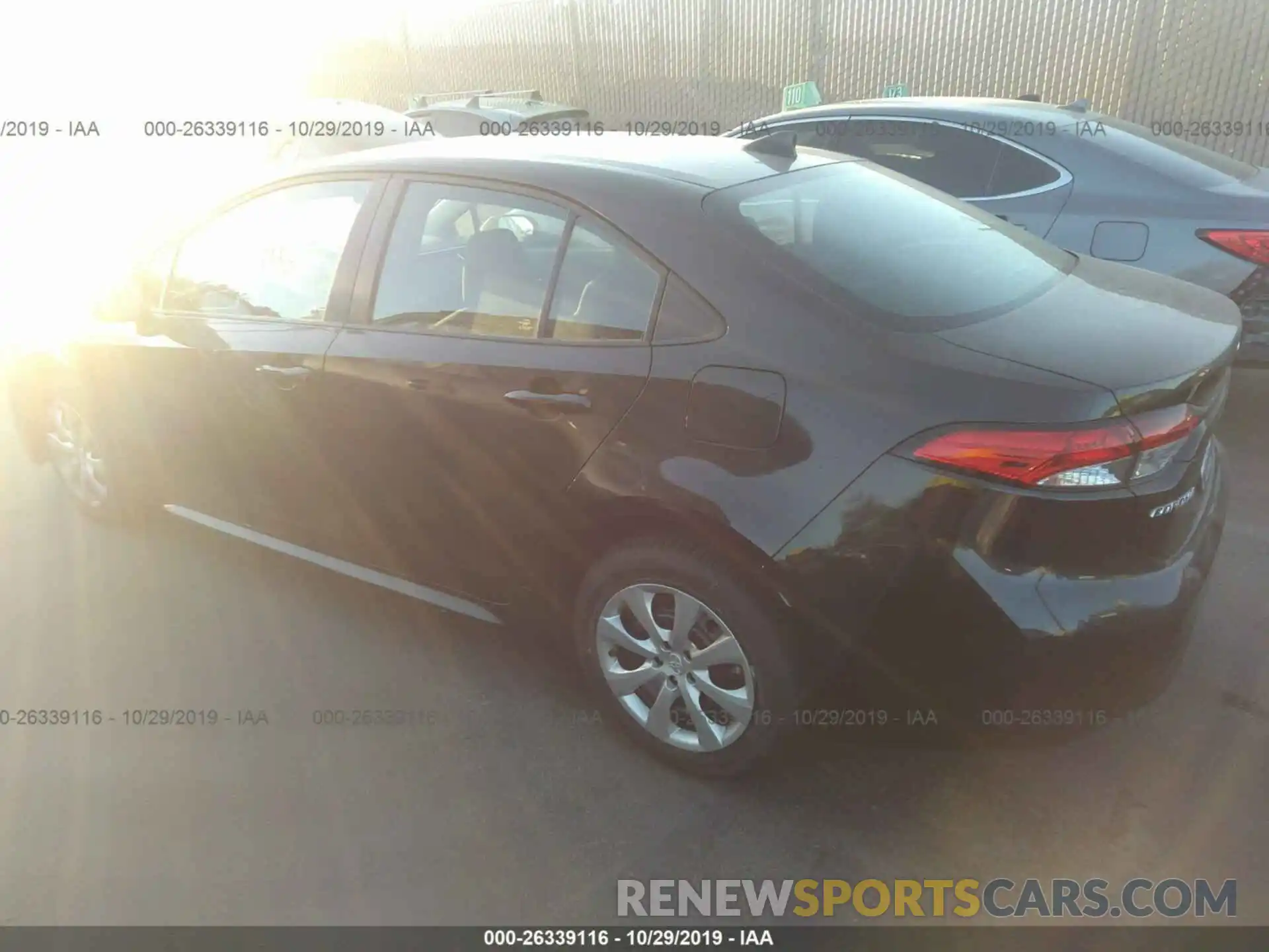 3 Photograph of a damaged car 5YFEPRAE8LP037517 TOYOTA COROLLA 2020