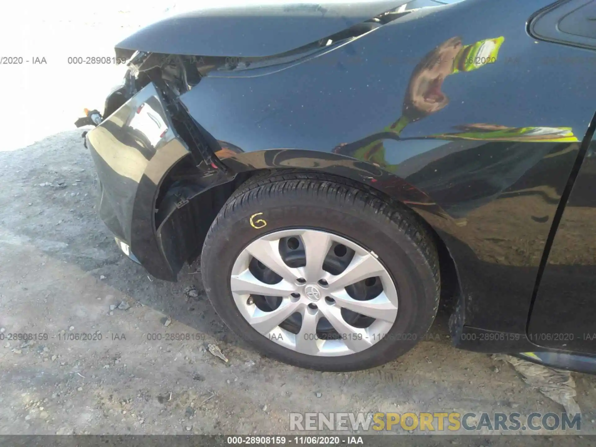 12 Photograph of a damaged car 5YFEPRAE8LP039462 TOYOTA COROLLA 2020