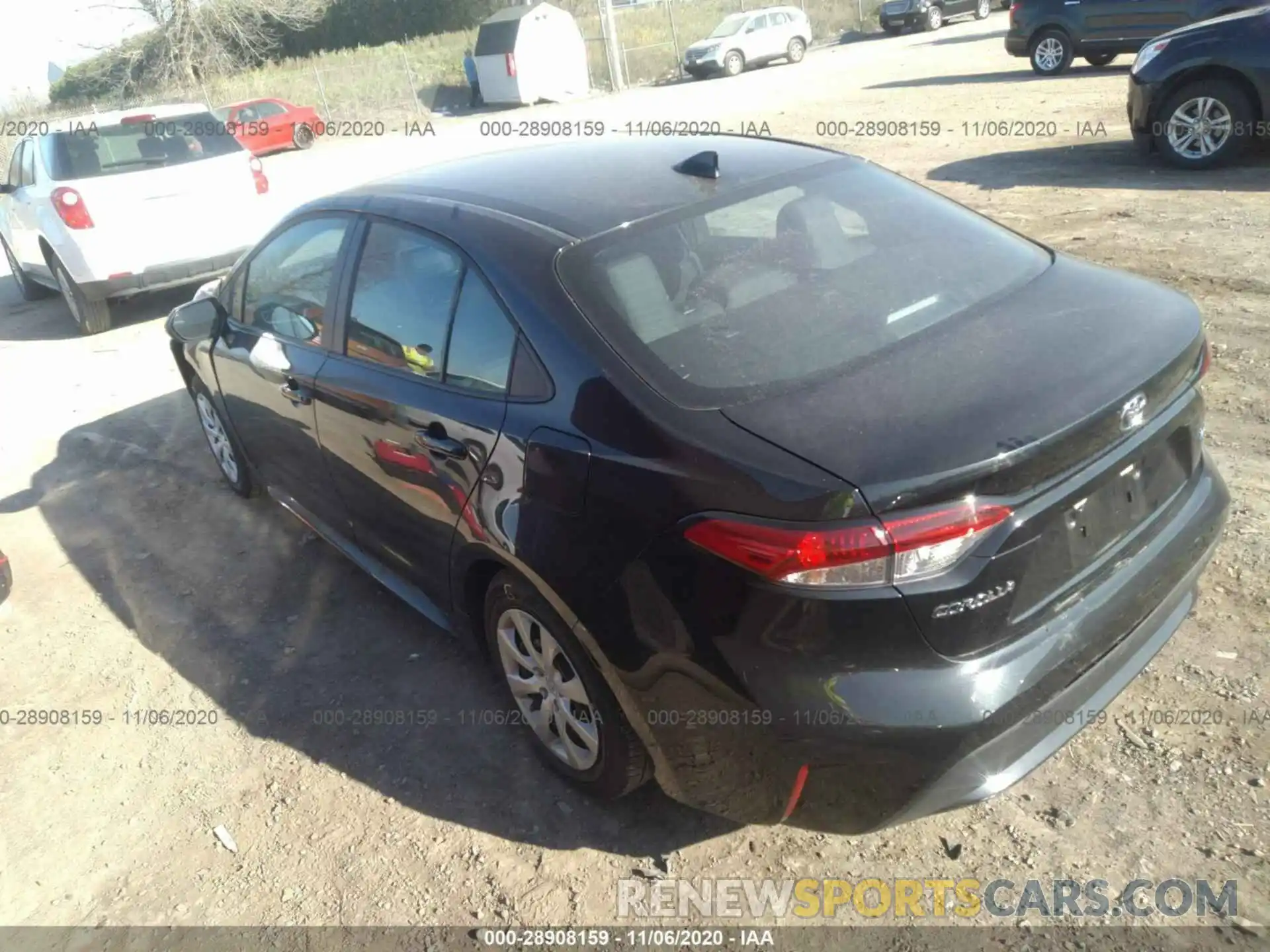 3 Photograph of a damaged car 5YFEPRAE8LP039462 TOYOTA COROLLA 2020