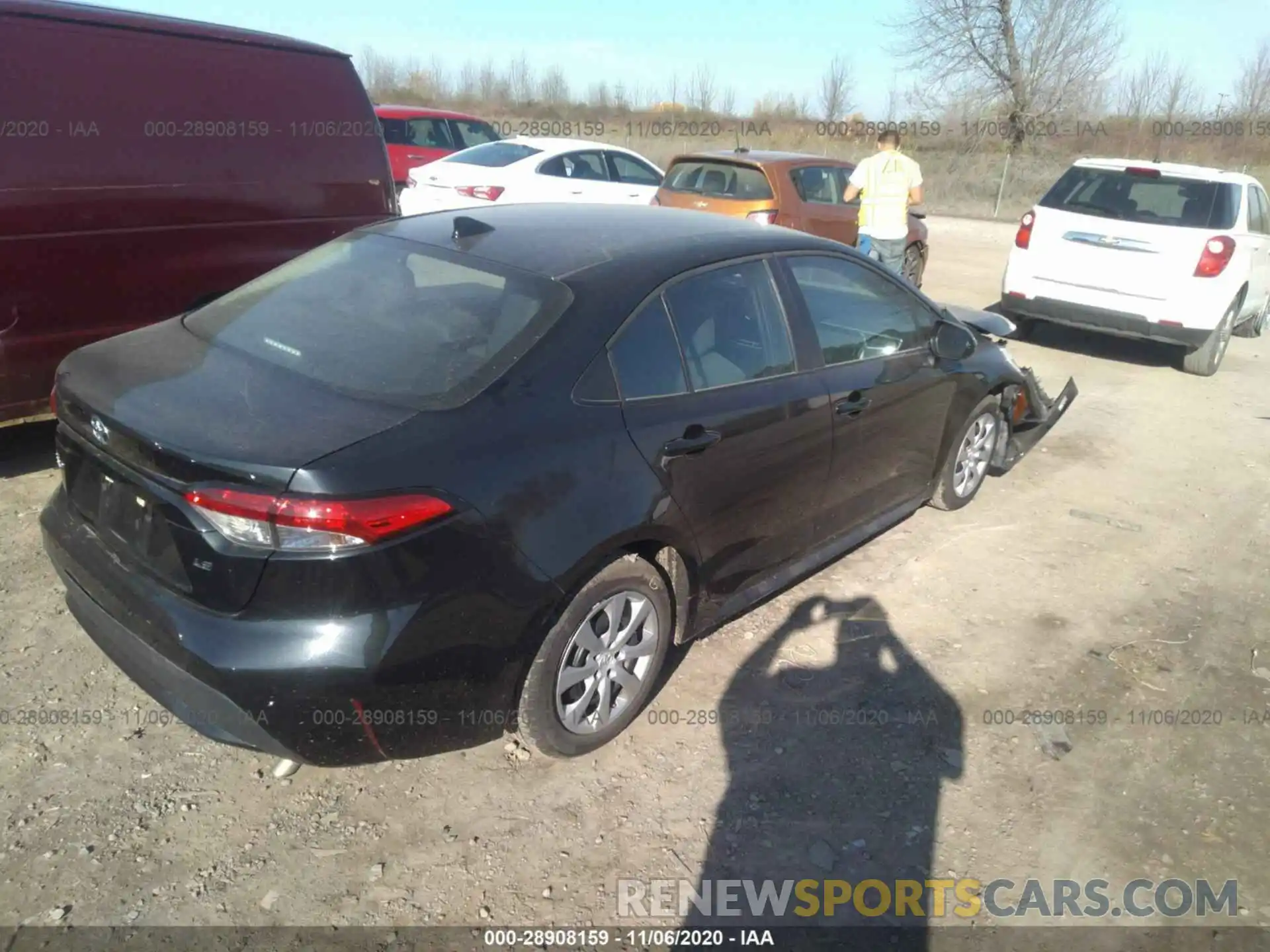 4 Photograph of a damaged car 5YFEPRAE8LP039462 TOYOTA COROLLA 2020