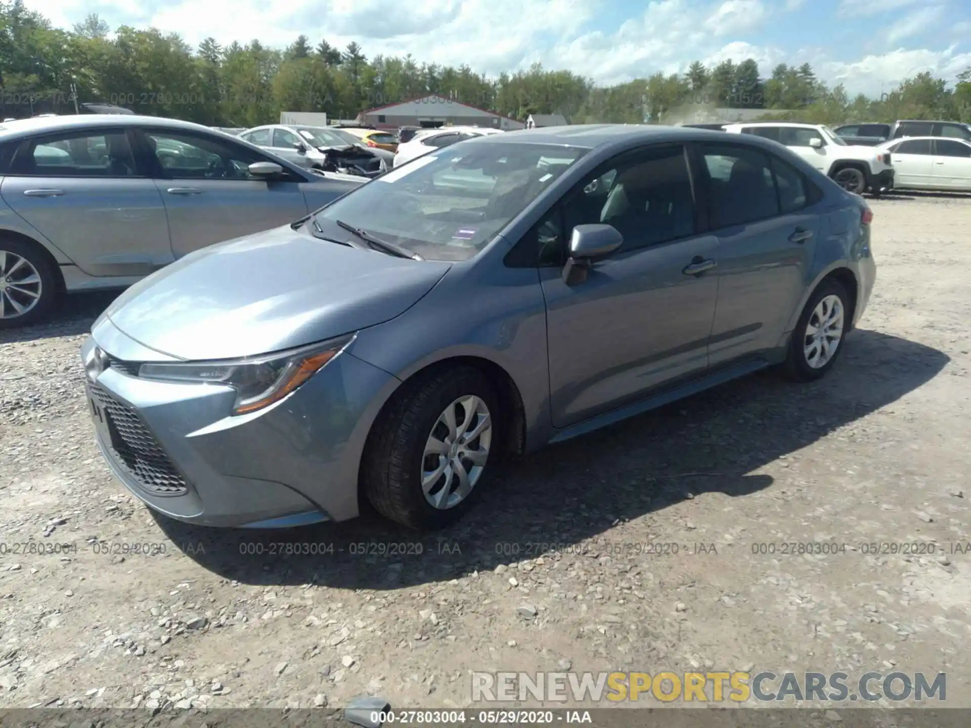 2 Photograph of a damaged car 5YFEPRAE8LP040658 TOYOTA COROLLA 2020