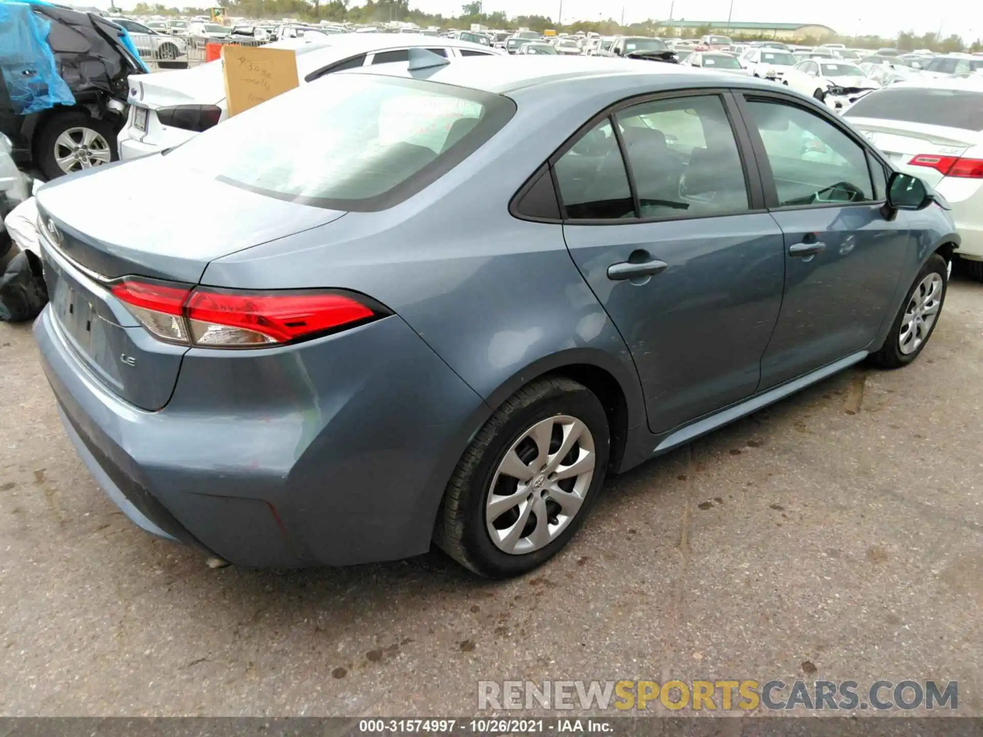 4 Photograph of a damaged car 5YFEPRAE8LP044063 TOYOTA COROLLA 2020