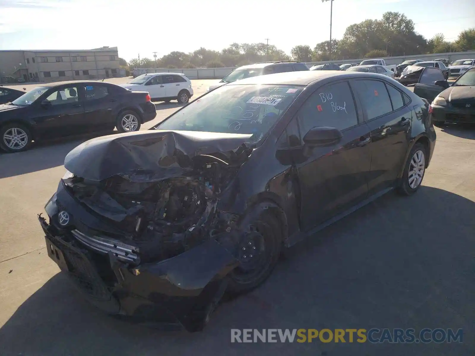 2 Photograph of a damaged car 5YFEPRAE8LP044595 TOYOTA COROLLA 2020