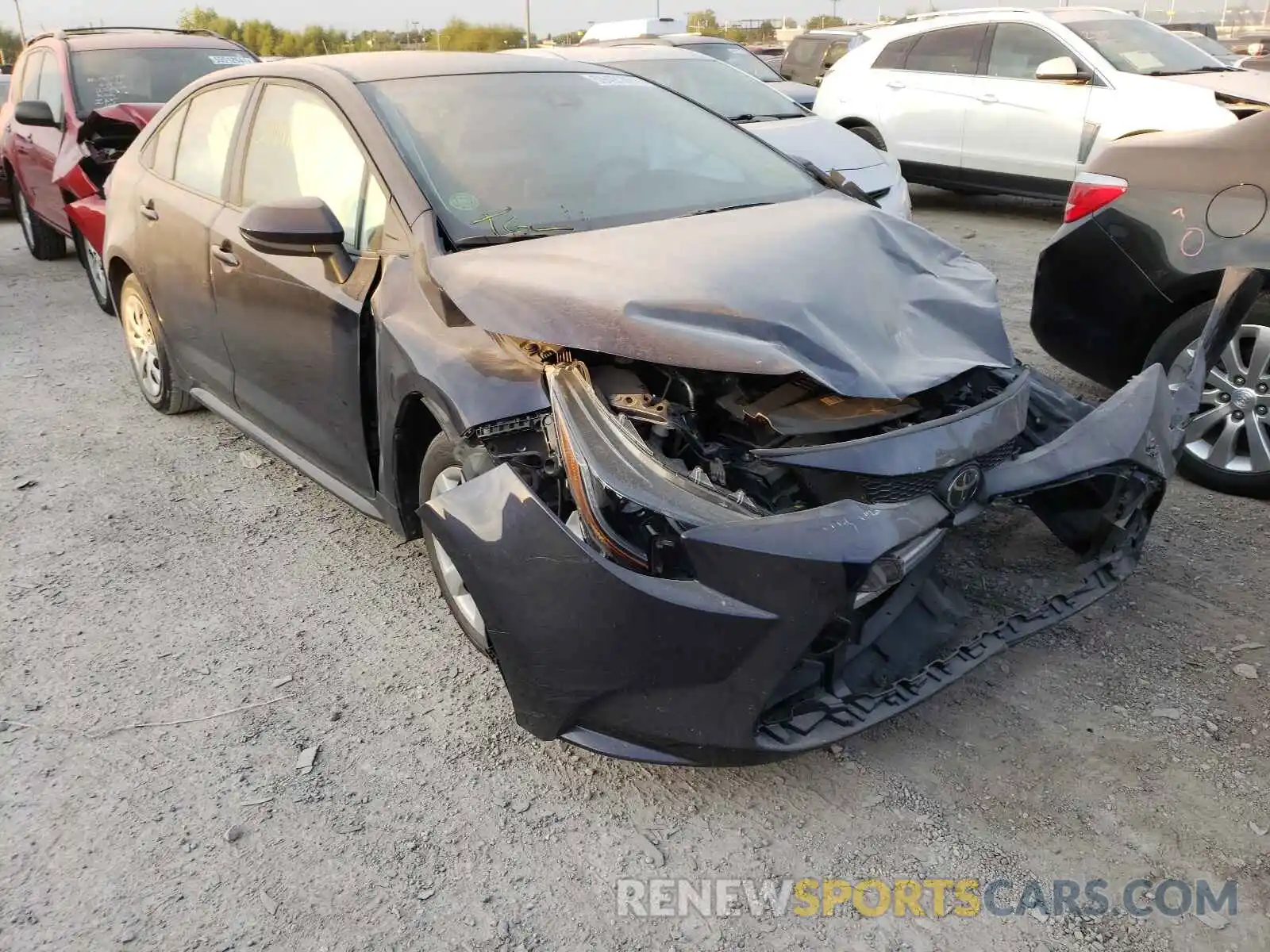 1 Photograph of a damaged car 5YFEPRAE8LP045892 TOYOTA COROLLA 2020