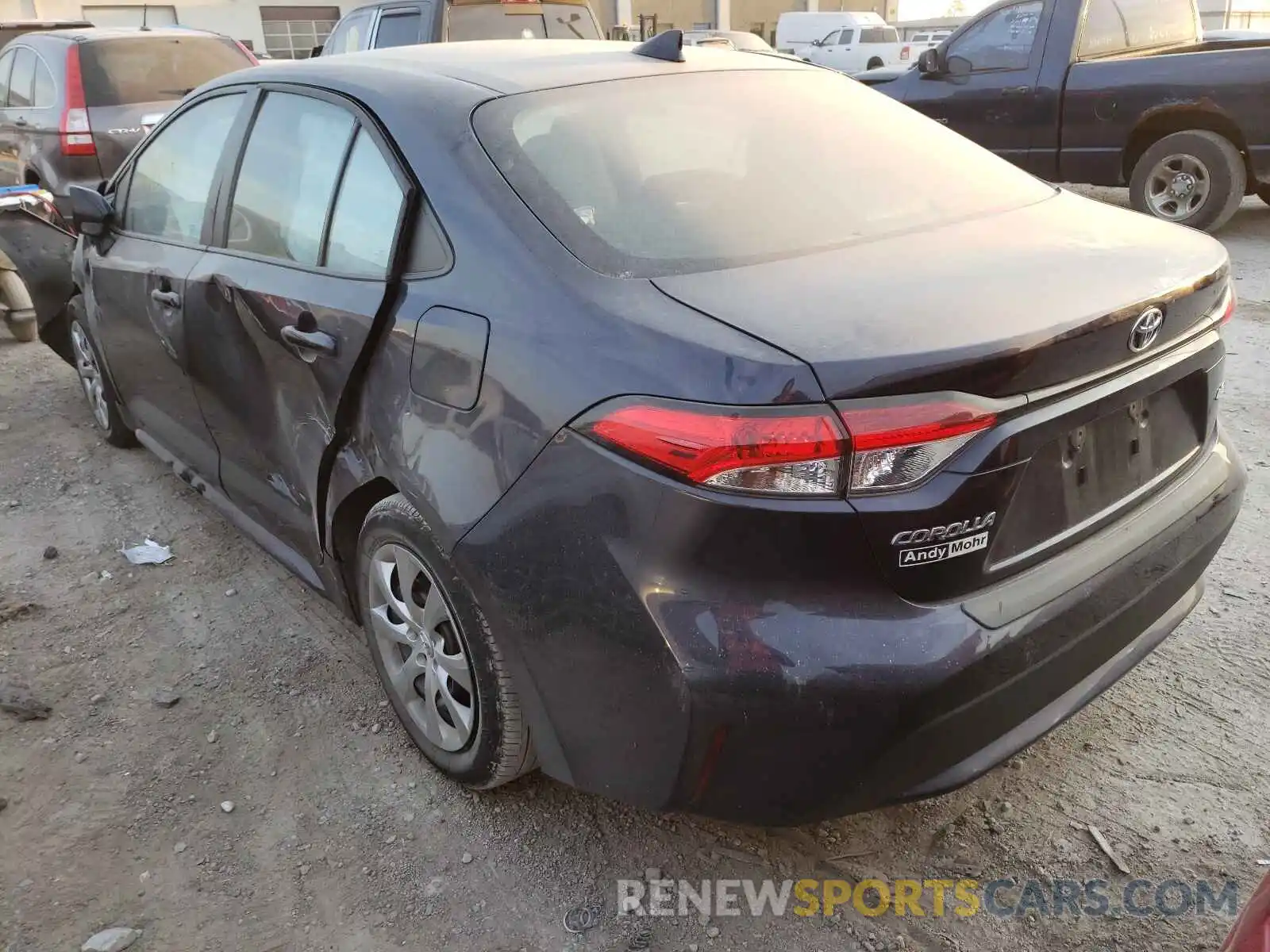 3 Photograph of a damaged car 5YFEPRAE8LP045892 TOYOTA COROLLA 2020