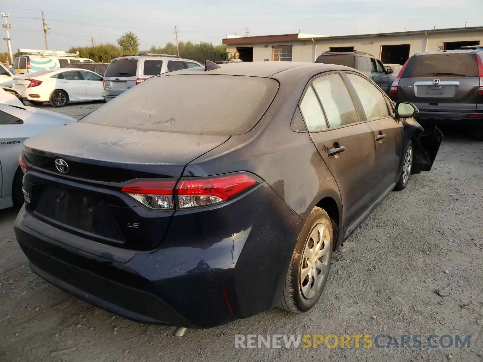 4 Photograph of a damaged car 5YFEPRAE8LP045892 TOYOTA COROLLA 2020