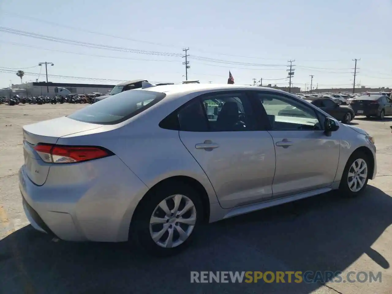 4 Photograph of a damaged car 5YFEPRAE8LP046492 TOYOTA COROLLA 2020