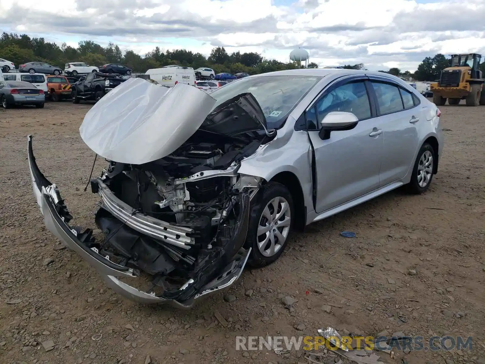 2 Photograph of a damaged car 5YFEPRAE8LP048582 TOYOTA COROLLA 2020