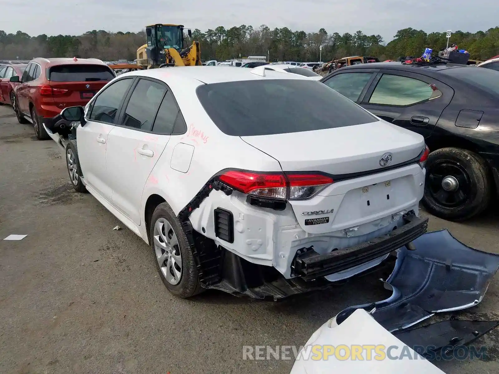 3 Photograph of a damaged car 5YFEPRAE8LP048839 TOYOTA COROLLA 2020