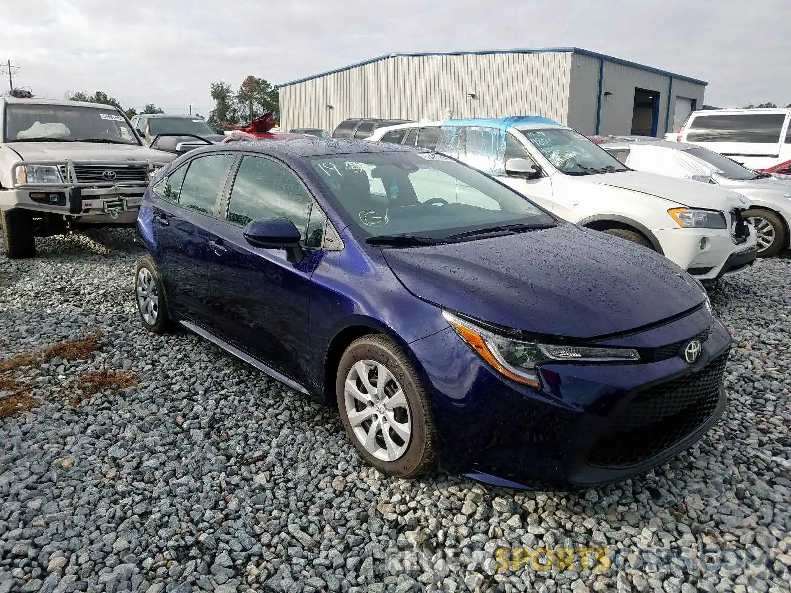 1 Photograph of a damaged car 5YFEPRAE8LP048887 TOYOTA COROLLA 2020