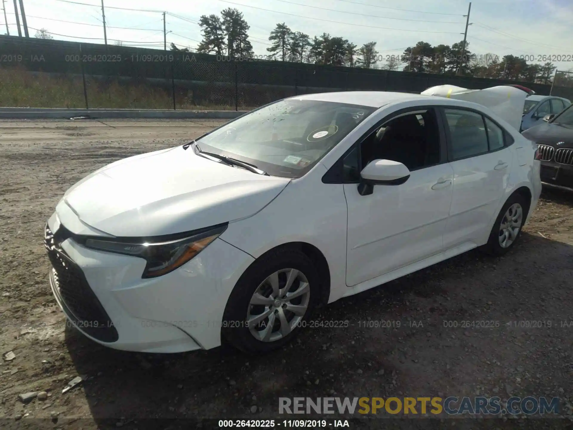 2 Photograph of a damaged car 5YFEPRAE8LP050896 TOYOTA COROLLA 2020