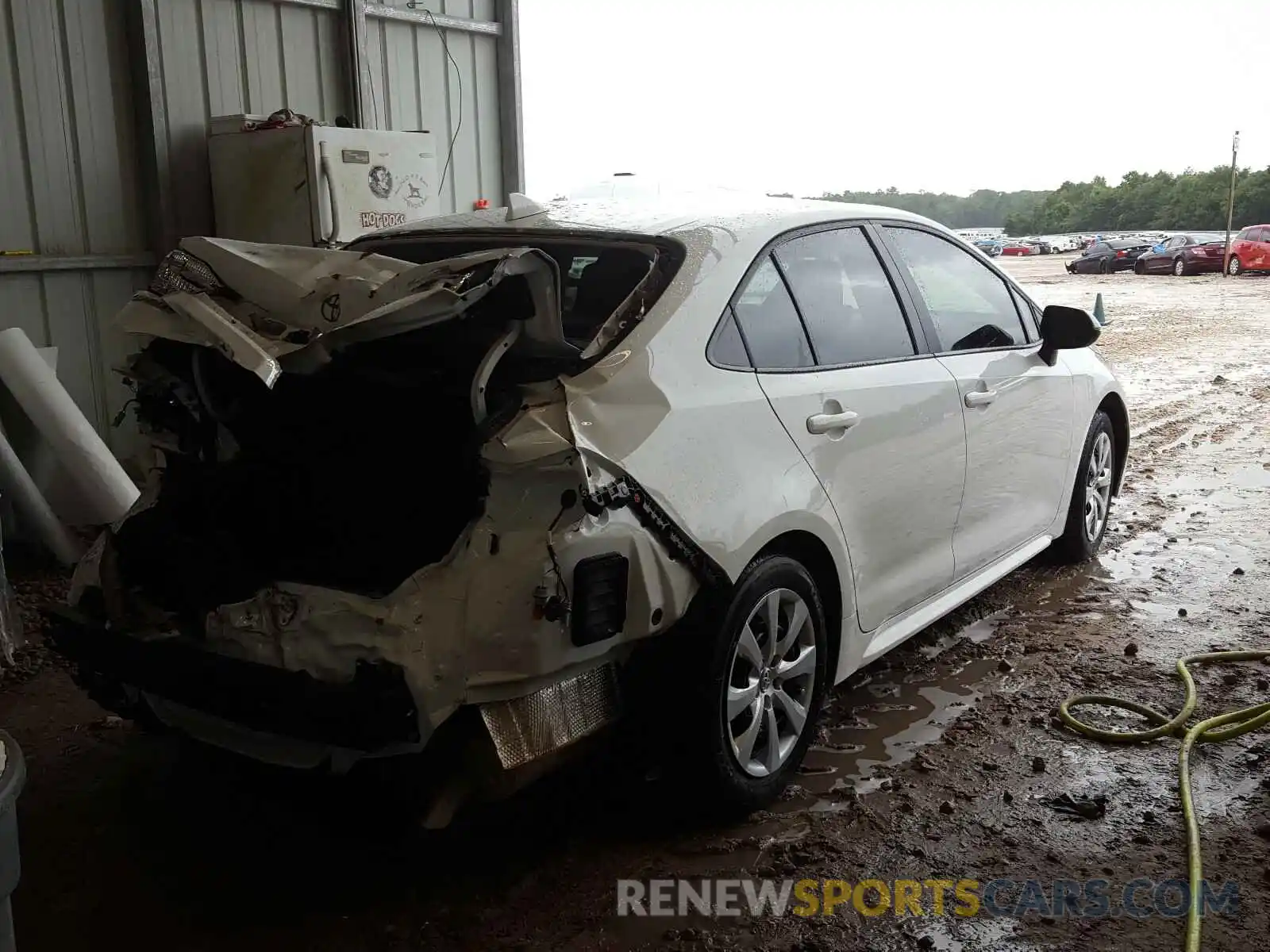 4 Photograph of a damaged car 5YFEPRAE8LP052728 TOYOTA COROLLA 2020